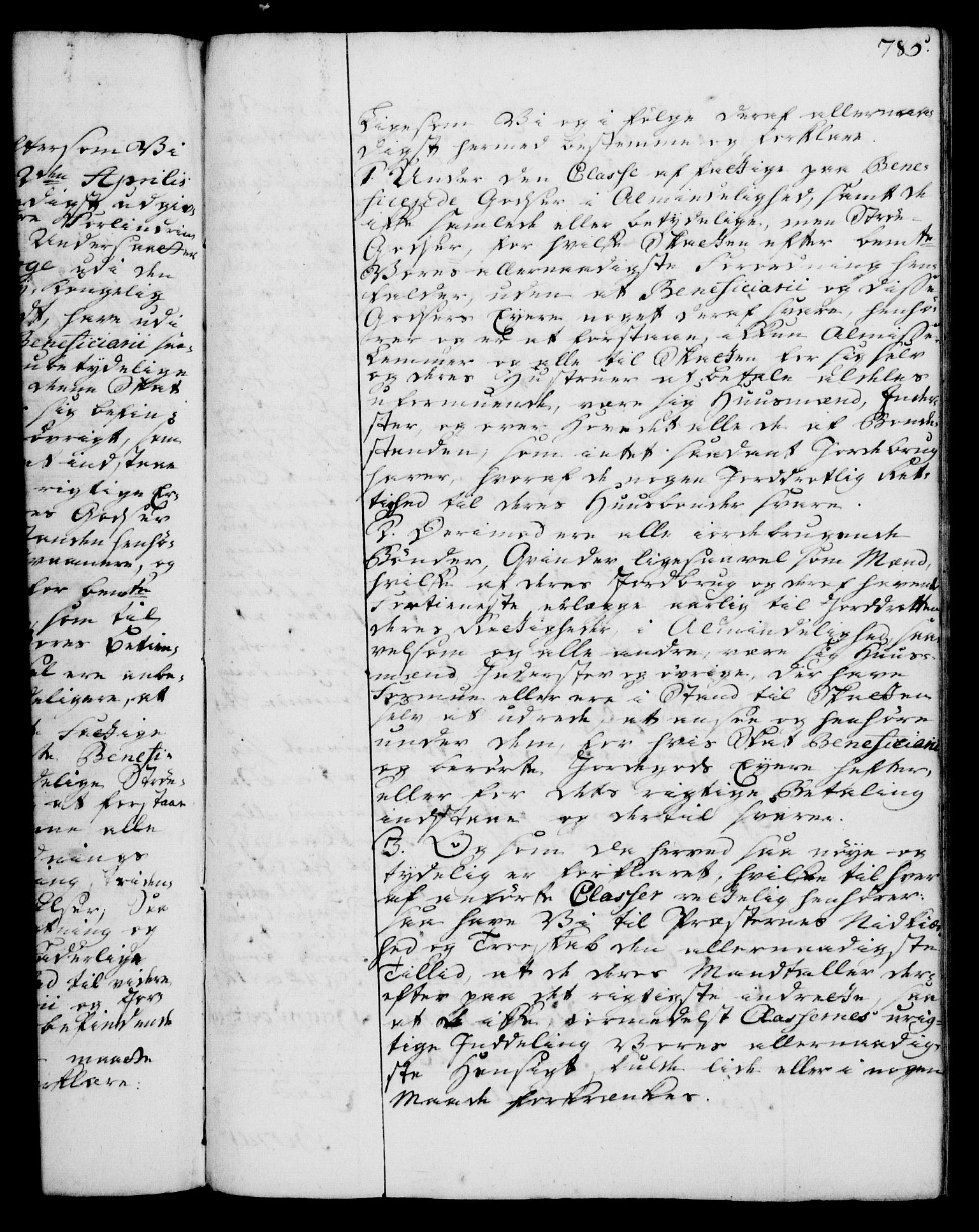Rentekammeret, Kammerkanselliet, RA/EA-3111/G/Gg/Gga/L0007: Norsk ekspedisjonsprotokoll med register (merket RK 53.7), 1759-1768, p. 785