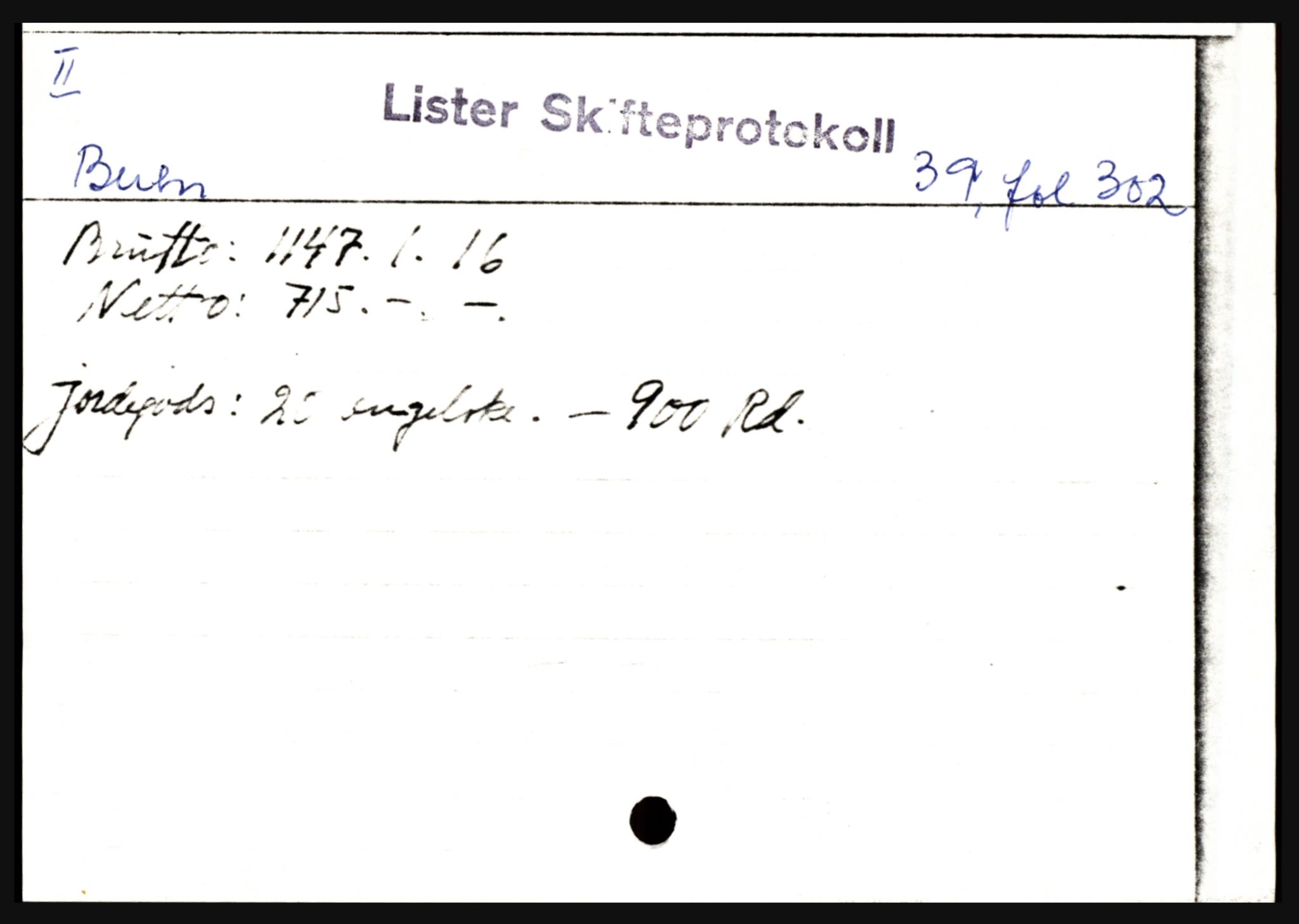 Lister sorenskriveri, AV/SAK-1221-0003/H, p. 3997