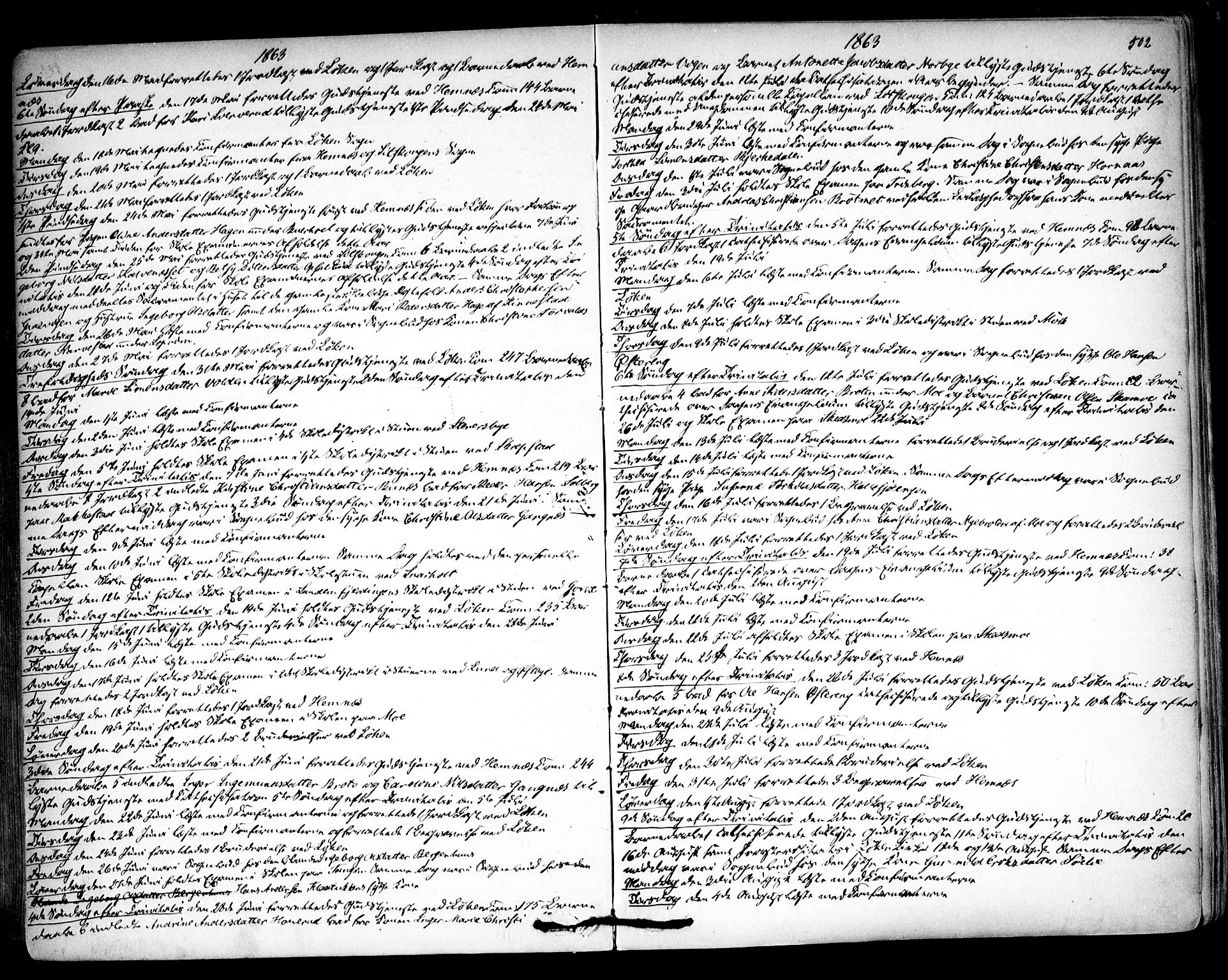 Høland prestekontor Kirkebøker, AV/SAO-A-10346a/F/Fa/L0011: Parish register (official) no. I 11, 1862-1869, p. 502