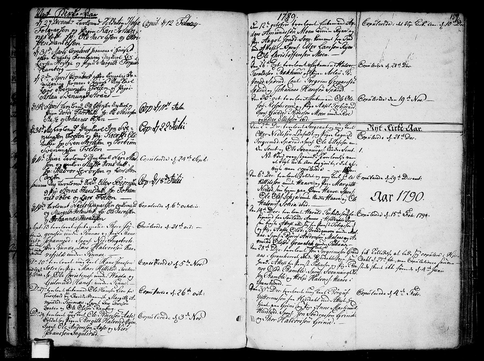 Heddal kirkebøker, AV/SAKO-A-268/F/Fa/L0004: Parish register (official) no. I 4, 1784-1814, p. 159