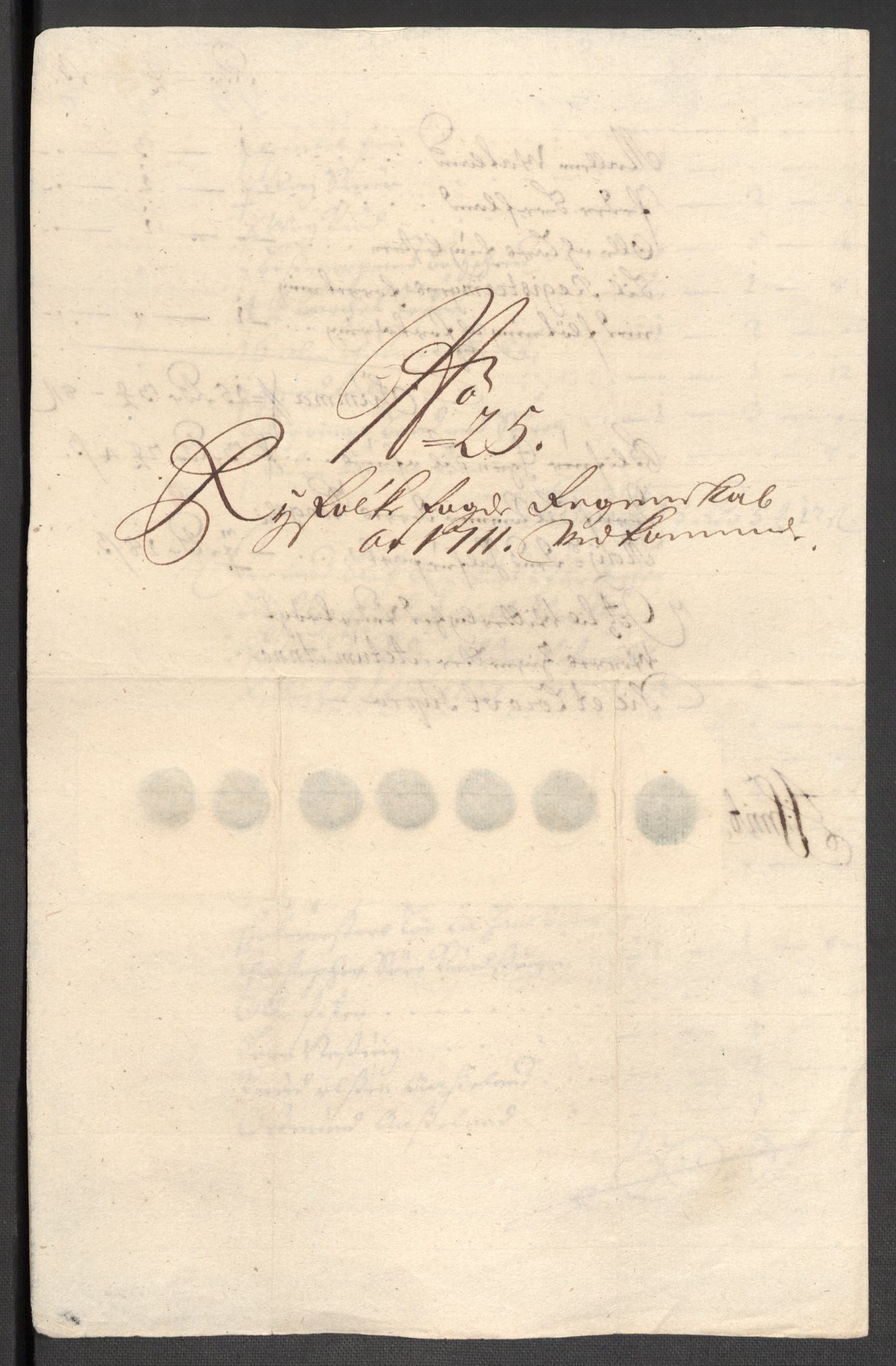 Rentekammeret inntil 1814, Reviderte regnskaper, Fogderegnskap, AV/RA-EA-4092/R47/L2864: Fogderegnskap Ryfylke, 1711, p. 66