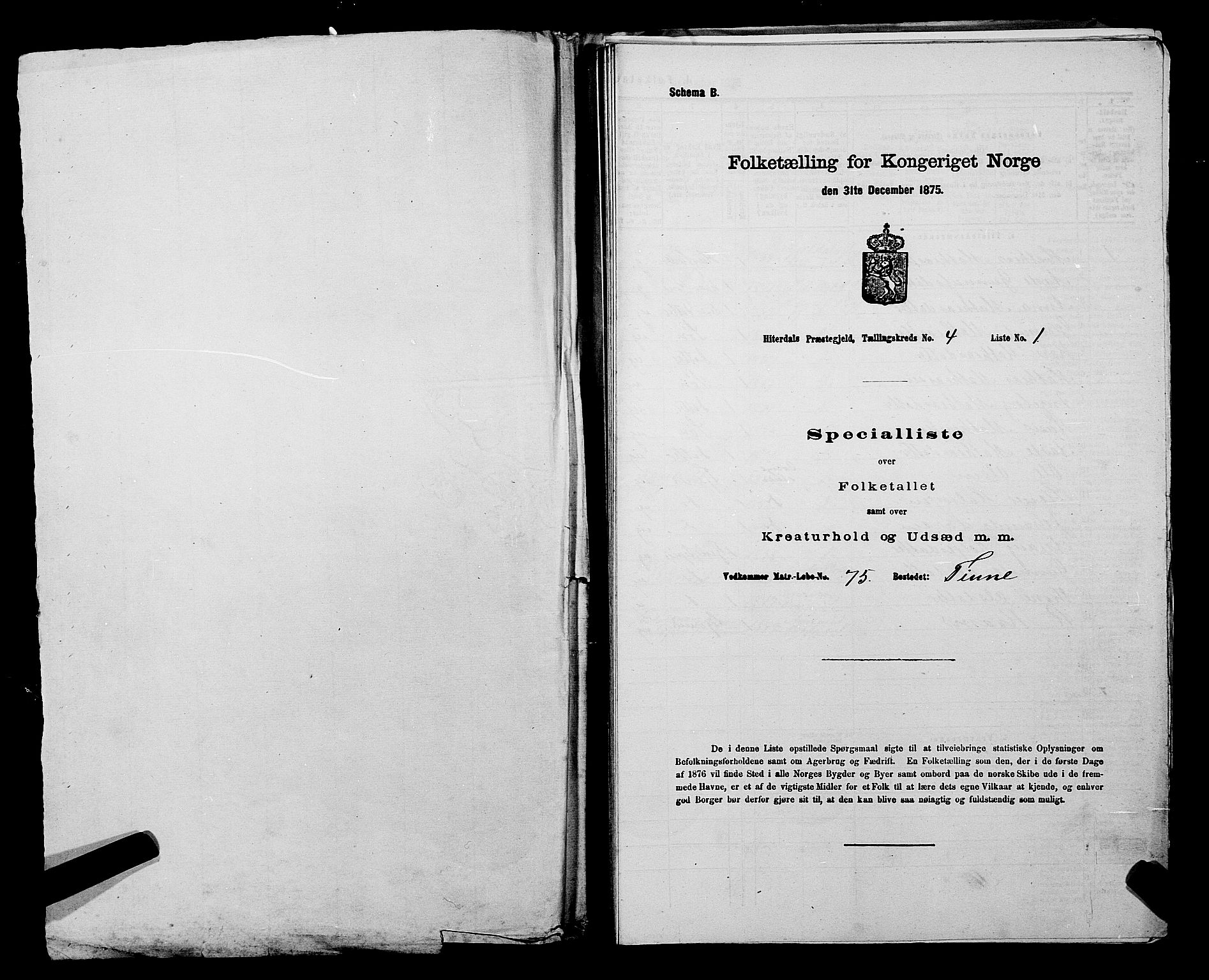 SAKO, 1875 census for 0823P Heddal, 1875, p. 576