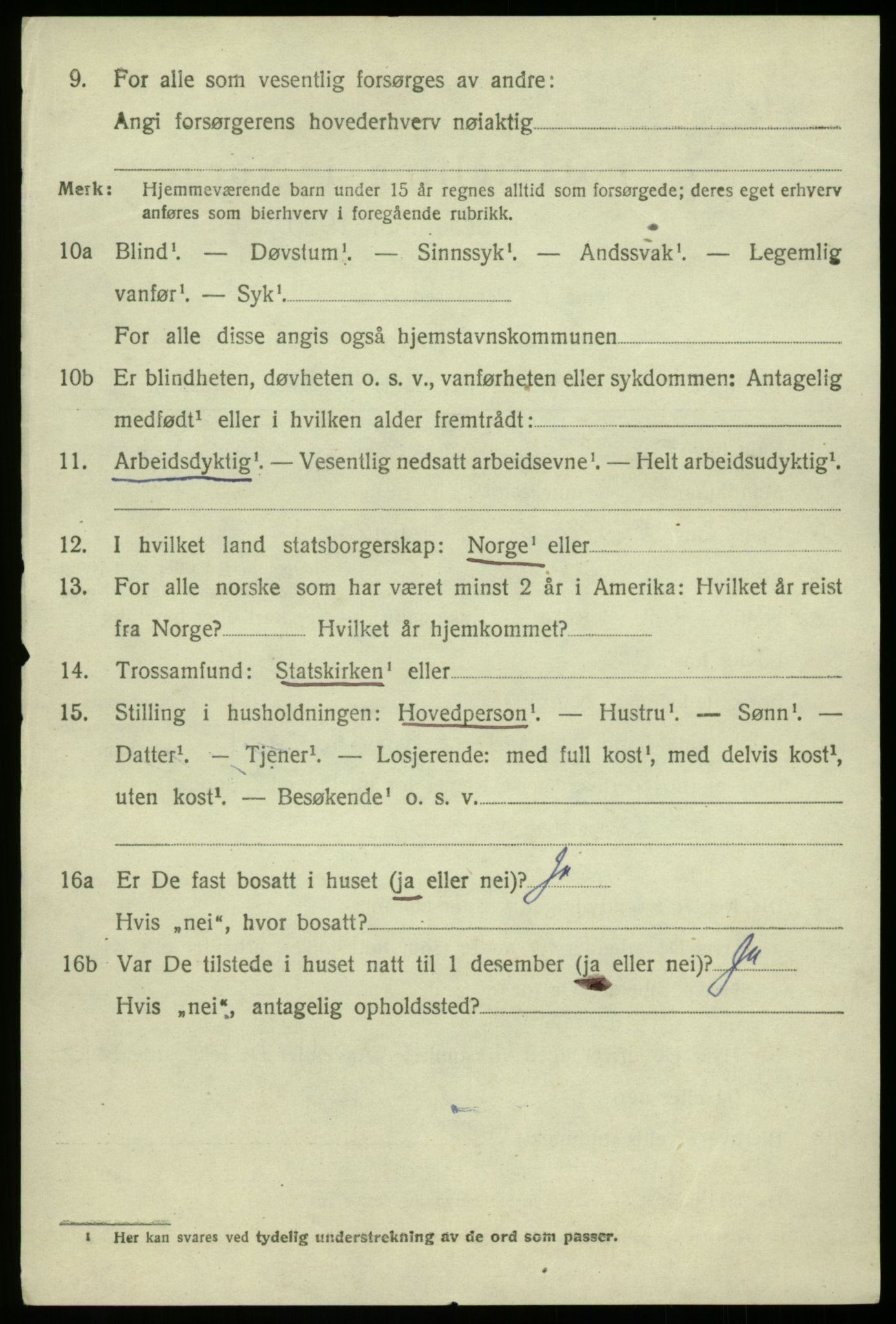 SAB, 1920 census for Modalen, 1920, p. 1381