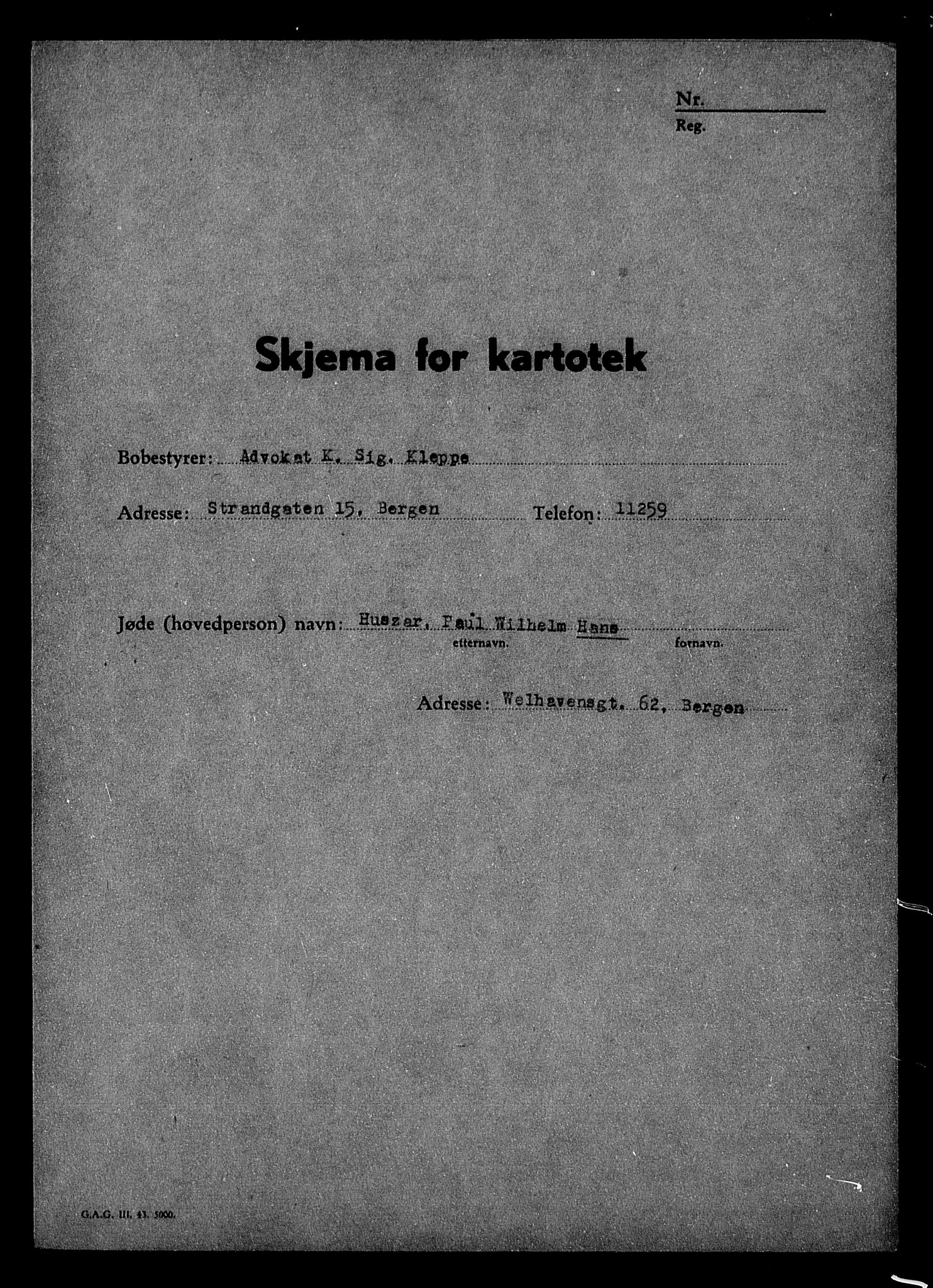 Justisdepartementet, Tilbakeføringskontoret for inndratte formuer, AV/RA-S-1564/H/Hc/Hcd/L0999: --, 1945-1947, p. 287