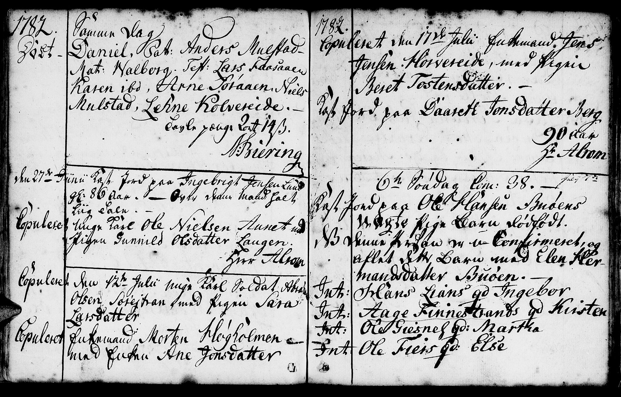 Ministerialprotokoller, klokkerbøker og fødselsregistre - Nord-Trøndelag, AV/SAT-A-1458/780/L0632: Parish register (official) no. 780A01, 1736-1786