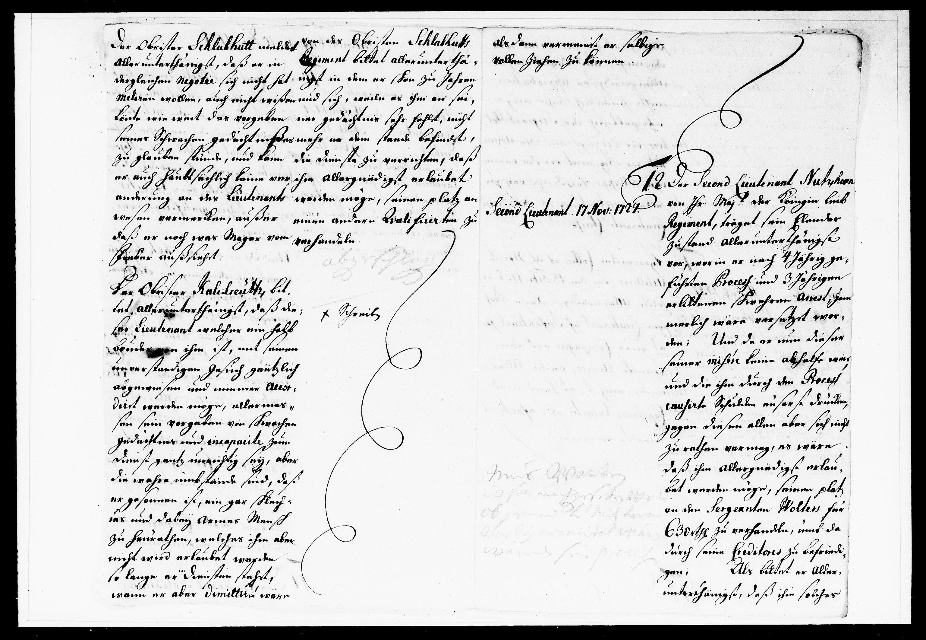 Krigskollegiet, Krigskancelliet, DRA/A-0006/-/1130-1137: Refererede sager, 1736, p. 459