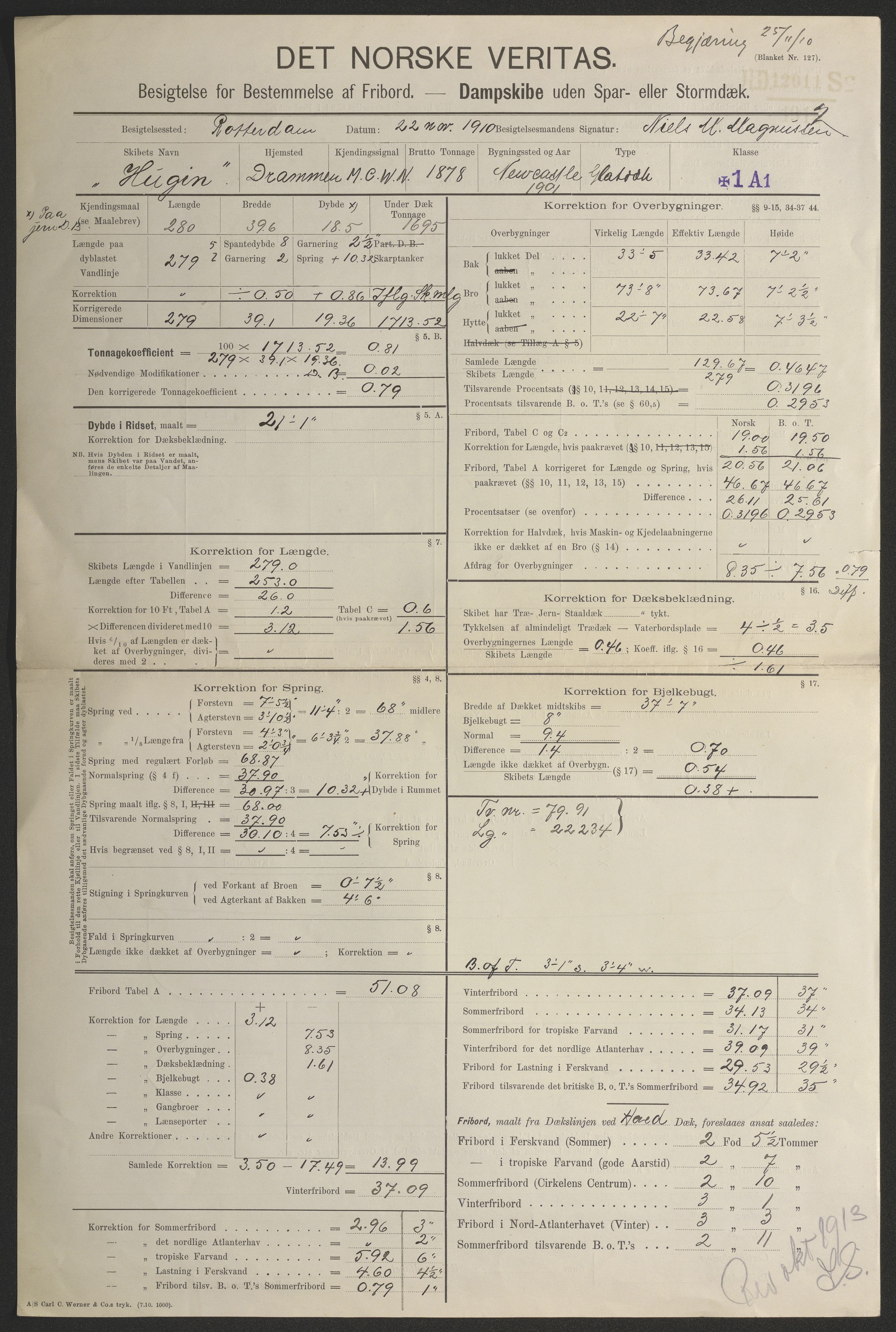 Sjøfartsdirektoratet med forløpere, skipsmapper slettede skip, RA/S-4998/F/Fa/L0519: --, 1850-1922, p. 226