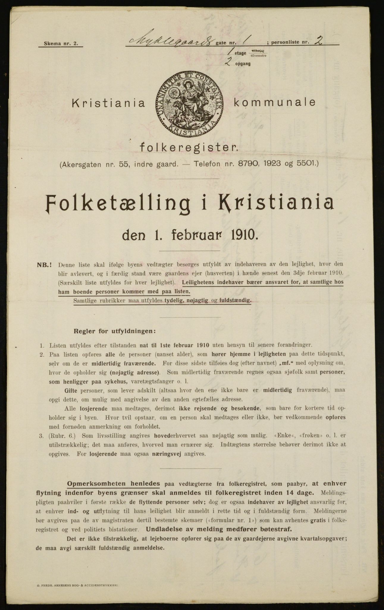 OBA, Municipal Census 1910 for Kristiania, 1910, p. 65831