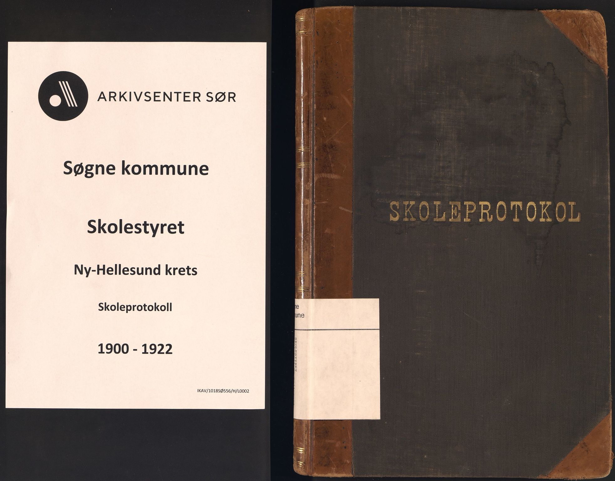 Søgne kommune - Ny Hellesund Krets, ARKSOR/1018SØ556/H/L0002: Skoleprotokoll (d), 1900-1922