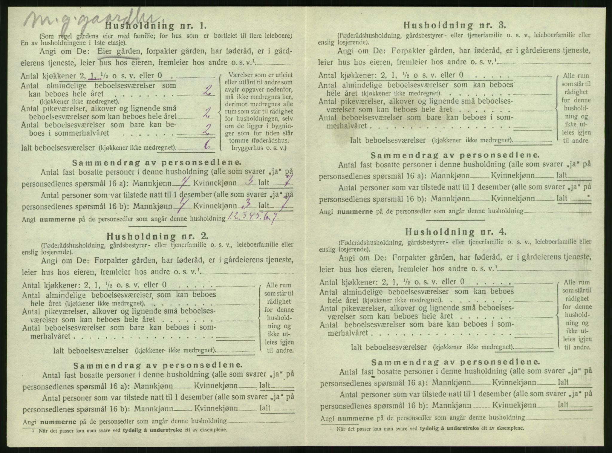 SAT, 1920 census for Tjøtta, 1920, p. 554