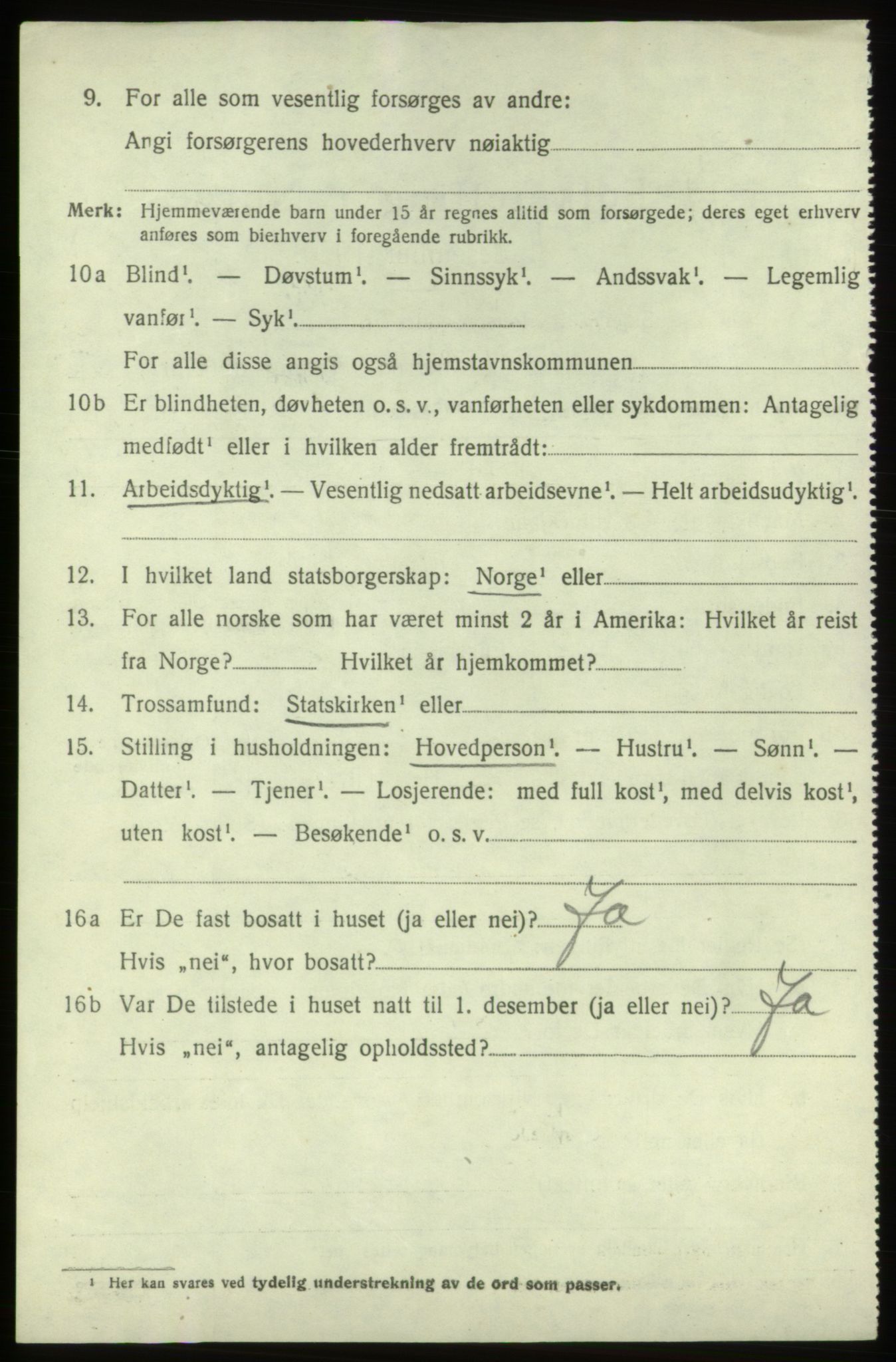 SAB, 1920 census for Stord, 1920, p. 7982