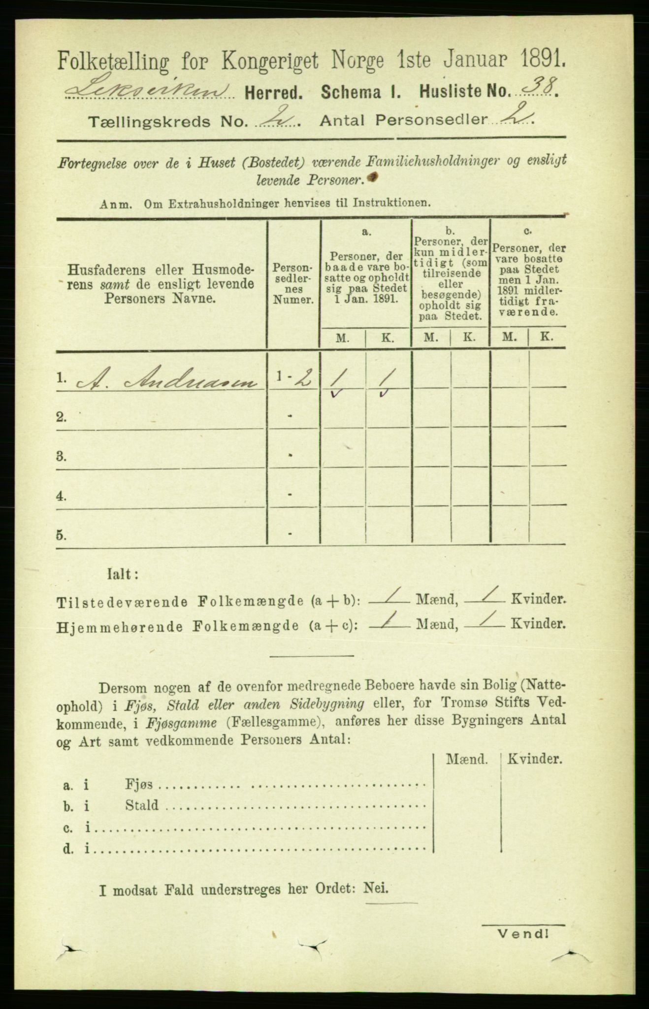 RA, 1891 census for 1718 Leksvik, 1891, p. 637