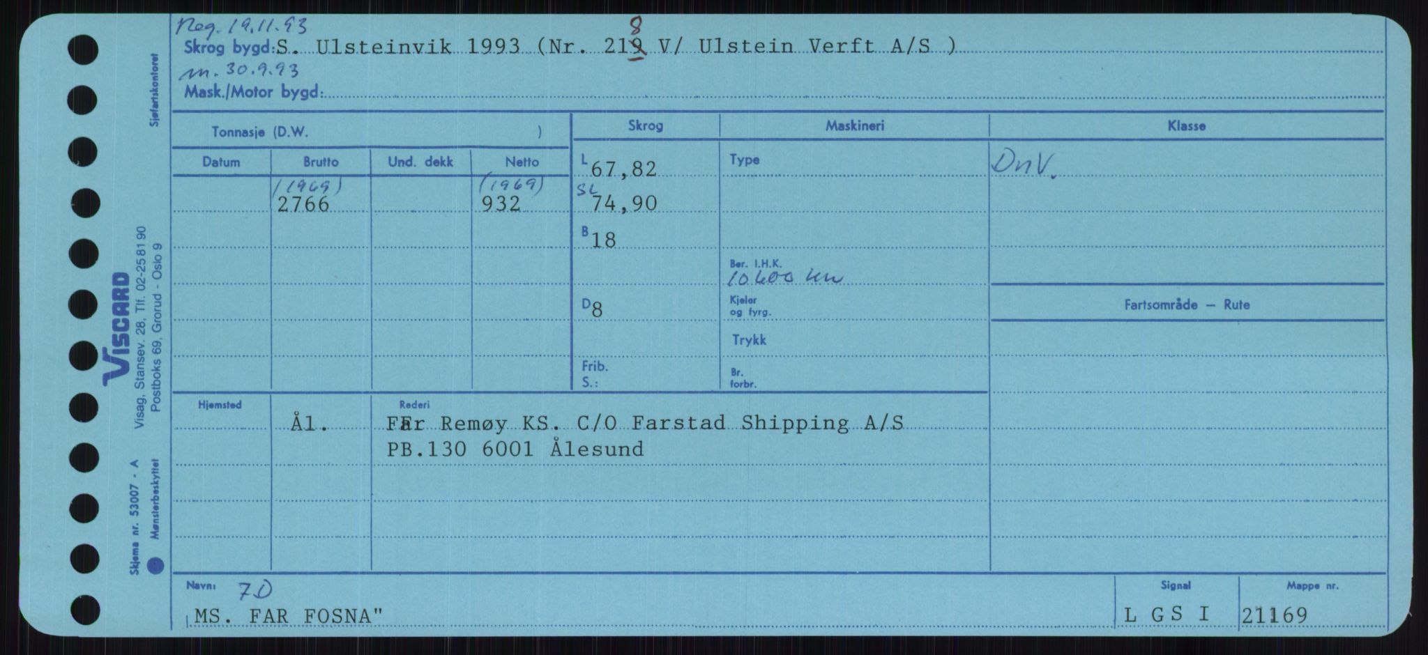 Sjøfartsdirektoratet med forløpere, Skipsmålingen, AV/RA-S-1627/H/Ha/L0002/0001: Fartøy, Eik-Hill / Fartøy, Eik-F, p. 303