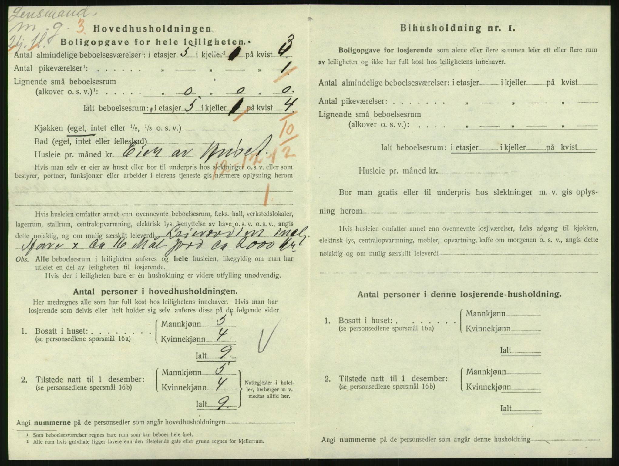 SAT, 1920 census for Molde, 1920, p. 1786