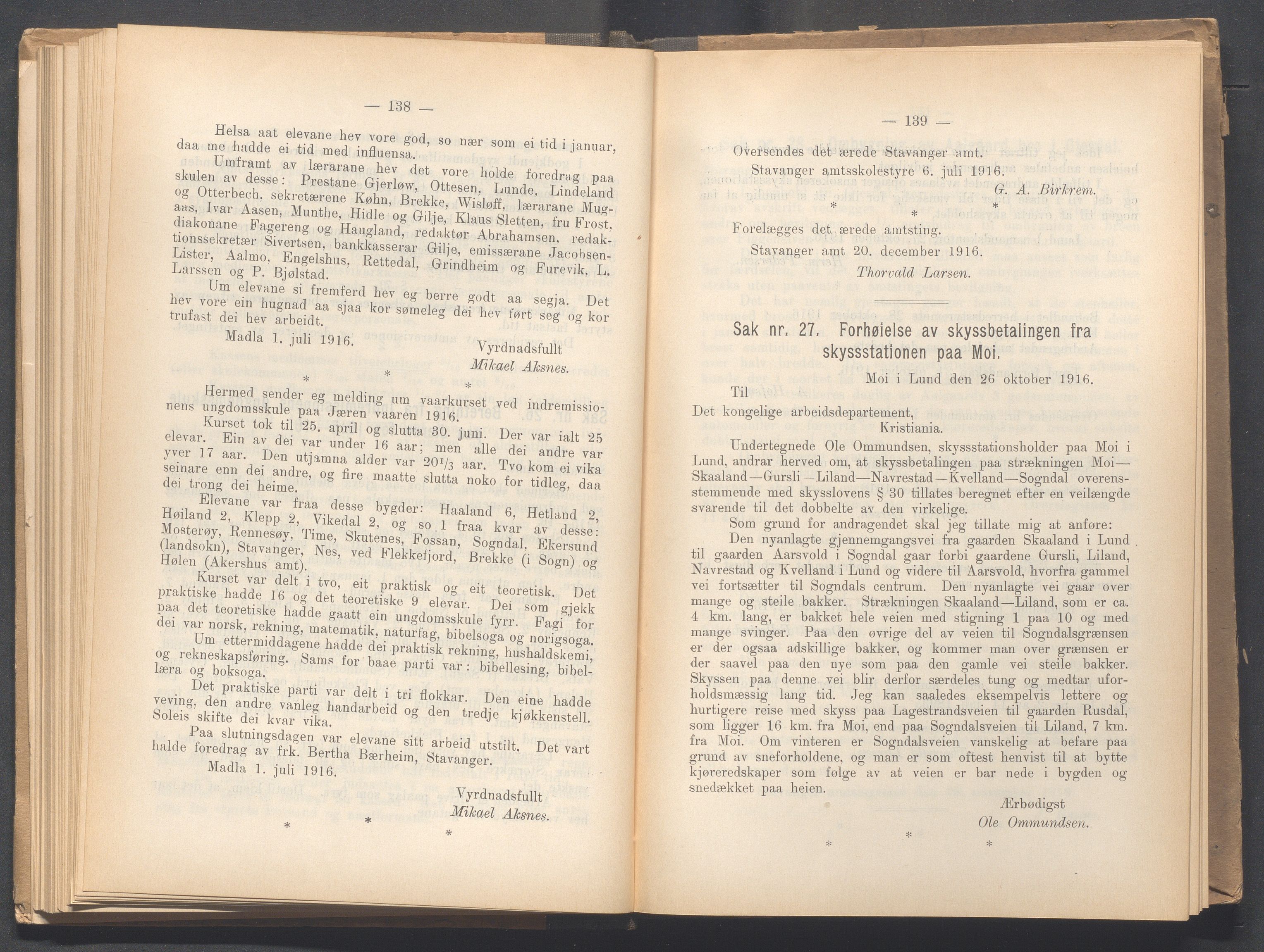 Rogaland fylkeskommune - Fylkesrådmannen , IKAR/A-900/A, 1917, p. 75