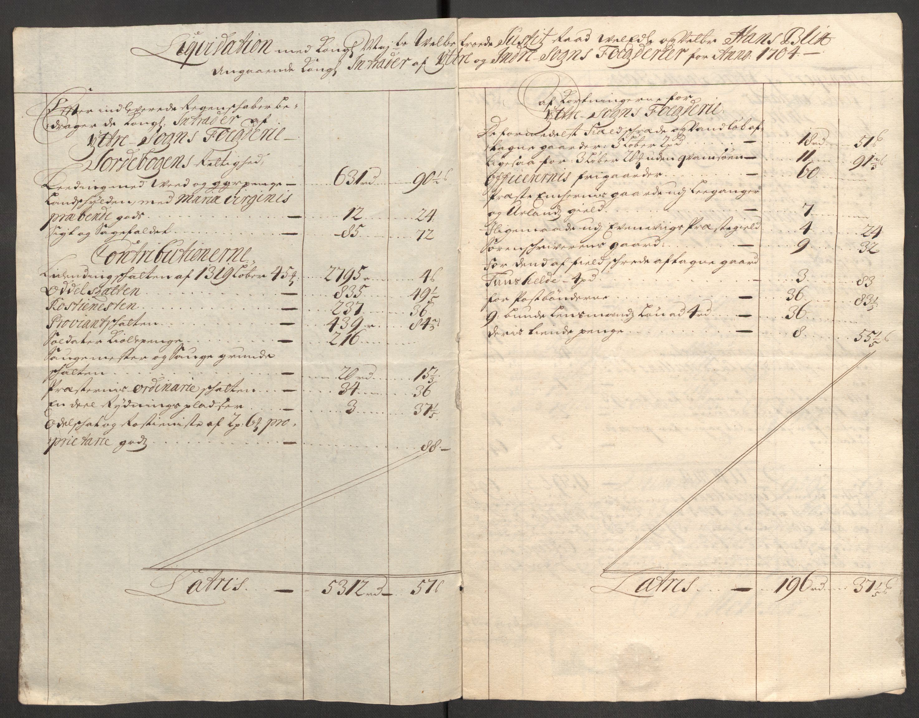 Rentekammeret inntil 1814, Reviderte regnskaper, Fogderegnskap, RA/EA-4092/R52/L3313: Fogderegnskap Sogn, 1703-1704, p. 486
