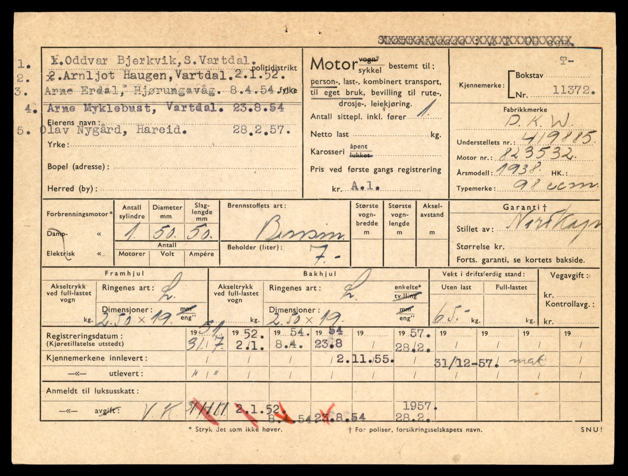 Møre og Romsdal vegkontor - Ålesund trafikkstasjon, AV/SAT-A-4099/F/Fe/L0028: Registreringskort for kjøretøy T 11290 - T 11429, 1927-1998, p. 1745