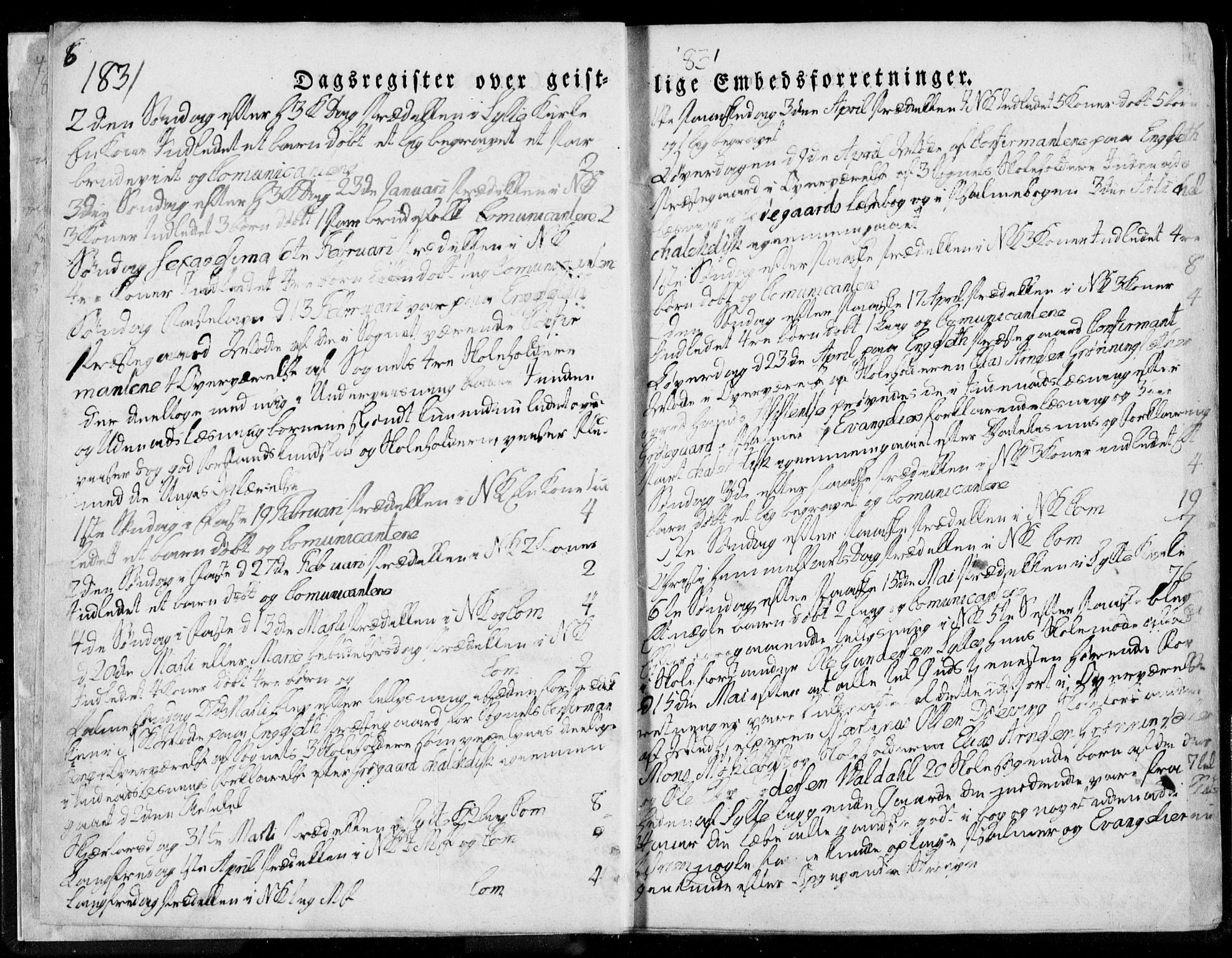 Ministerialprotokoller, klokkerbøker og fødselsregistre - Møre og Romsdal, AV/SAT-A-1454/519/L0247: Parish register (official) no. 519A06, 1827-1846, p. 6