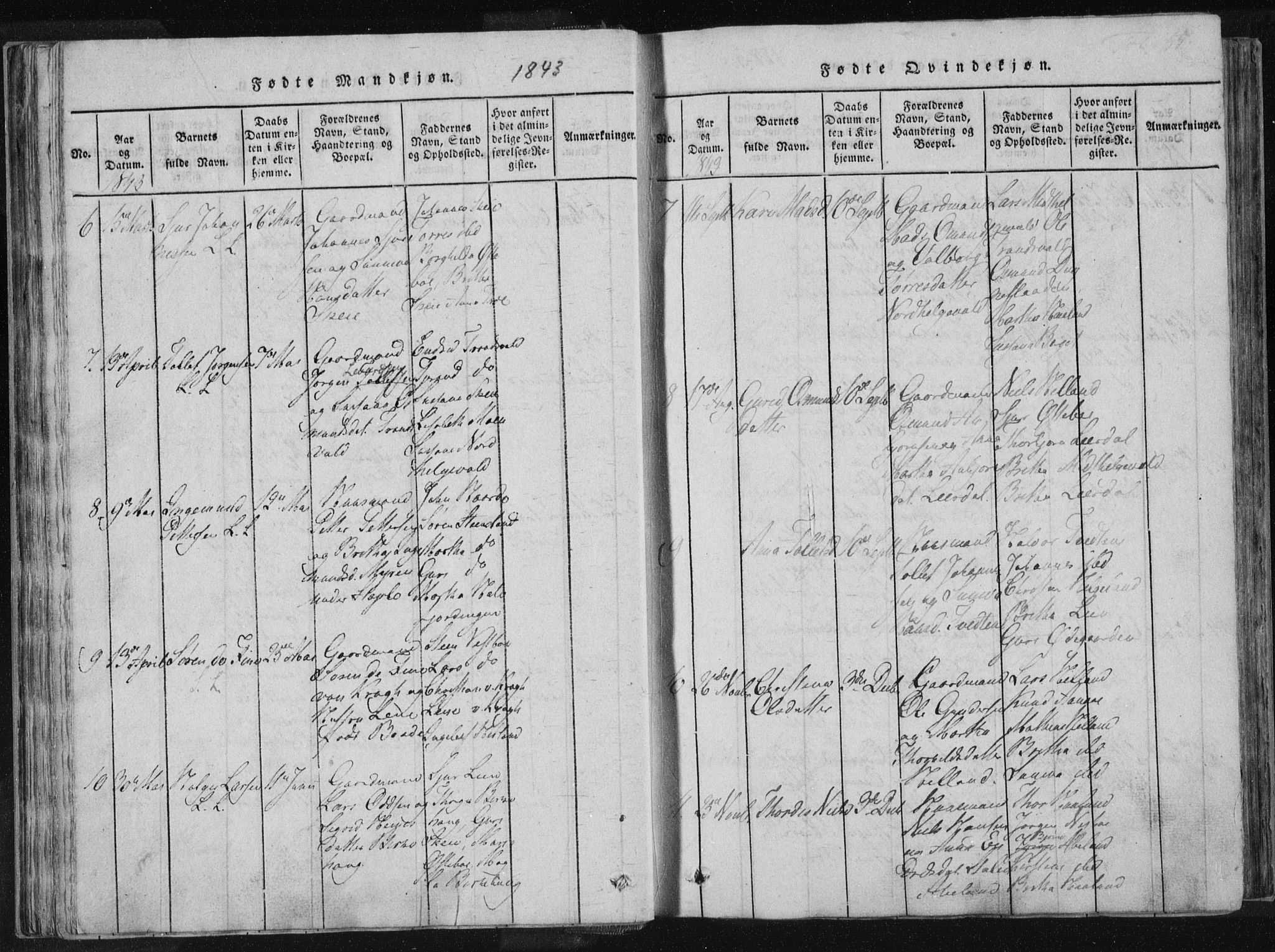 Vikedal sokneprestkontor, AV/SAST-A-101840/01/IV: Parish register (official) no. A 4, 1816-1850, p. 55