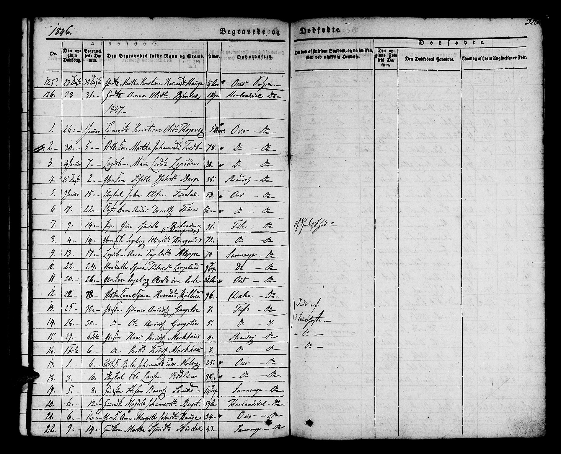 Os sokneprestembete, AV/SAB-A-99929: Parish register (official) no. A 15, 1839-1851, p. 327