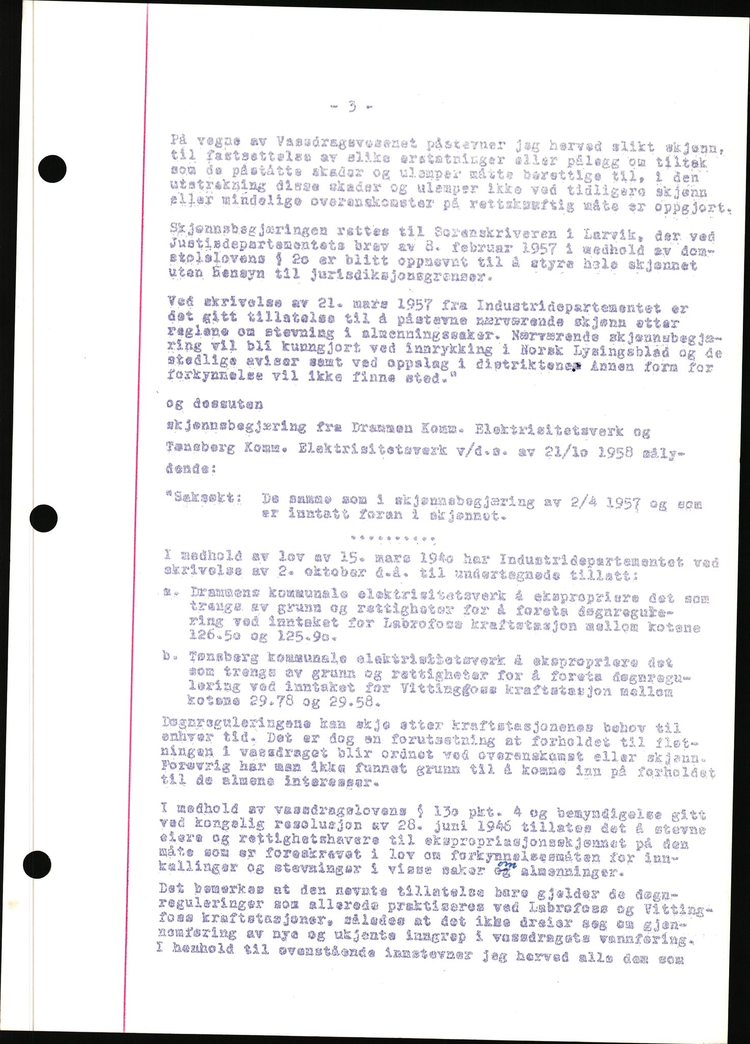 Larvik sorenskriveri, AV/SAKO-A-83/F/Fd/Fdb/L0020: Domsprotokoll - sivile saker, 1964, p. 11