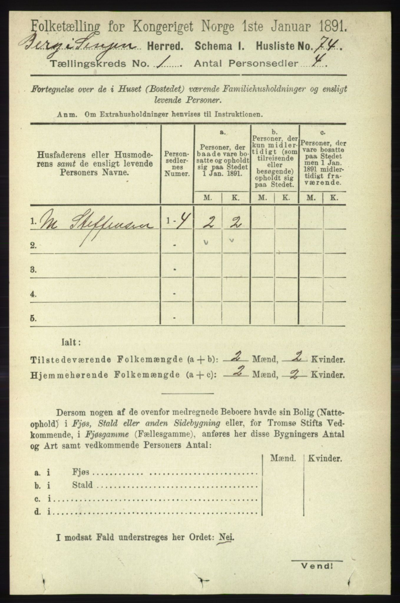 RA, 1891 census for 1929 Berg, 1891, p. 87