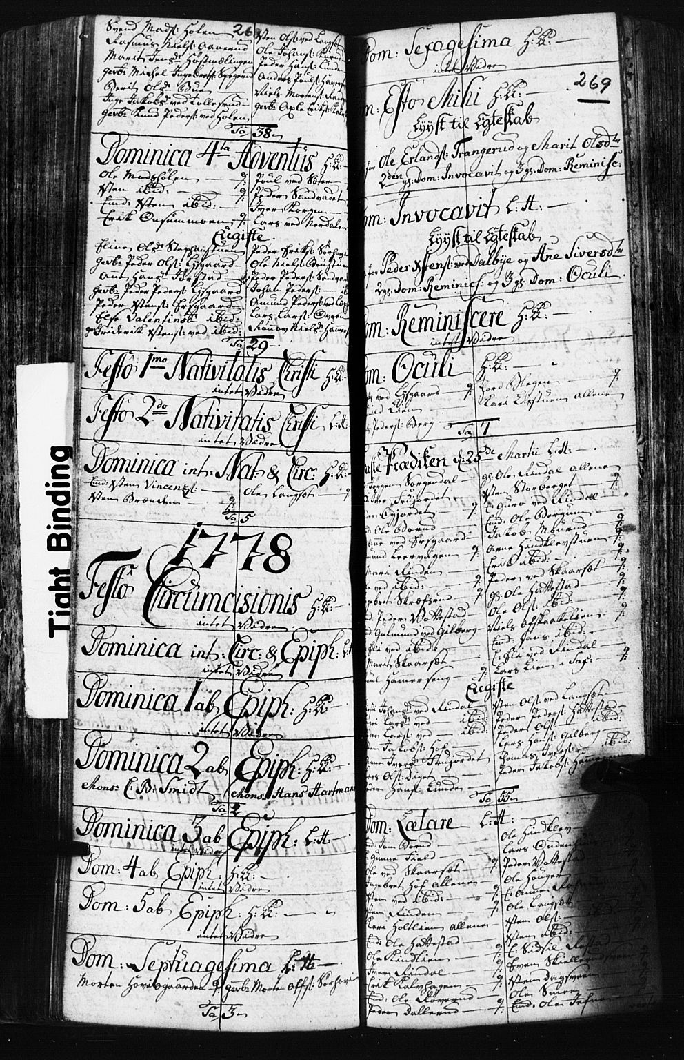 Fåberg prestekontor, SAH/PREST-086/H/Ha/Hab/L0003: Parish register (copy) no. 3, 1768-1796, p. 268-269