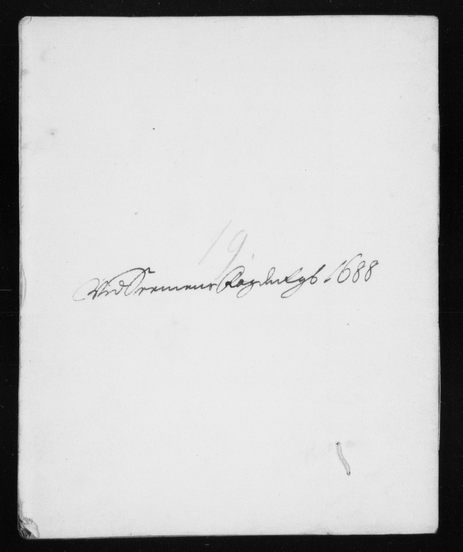 Rentekammeret inntil 1814, Reviderte regnskaper, Stiftamtstueregnskaper, Trondheim stiftamt og Nordland amt, AV/RA-EA-6044/R/Rh/L0012: Nordland amt, 1688