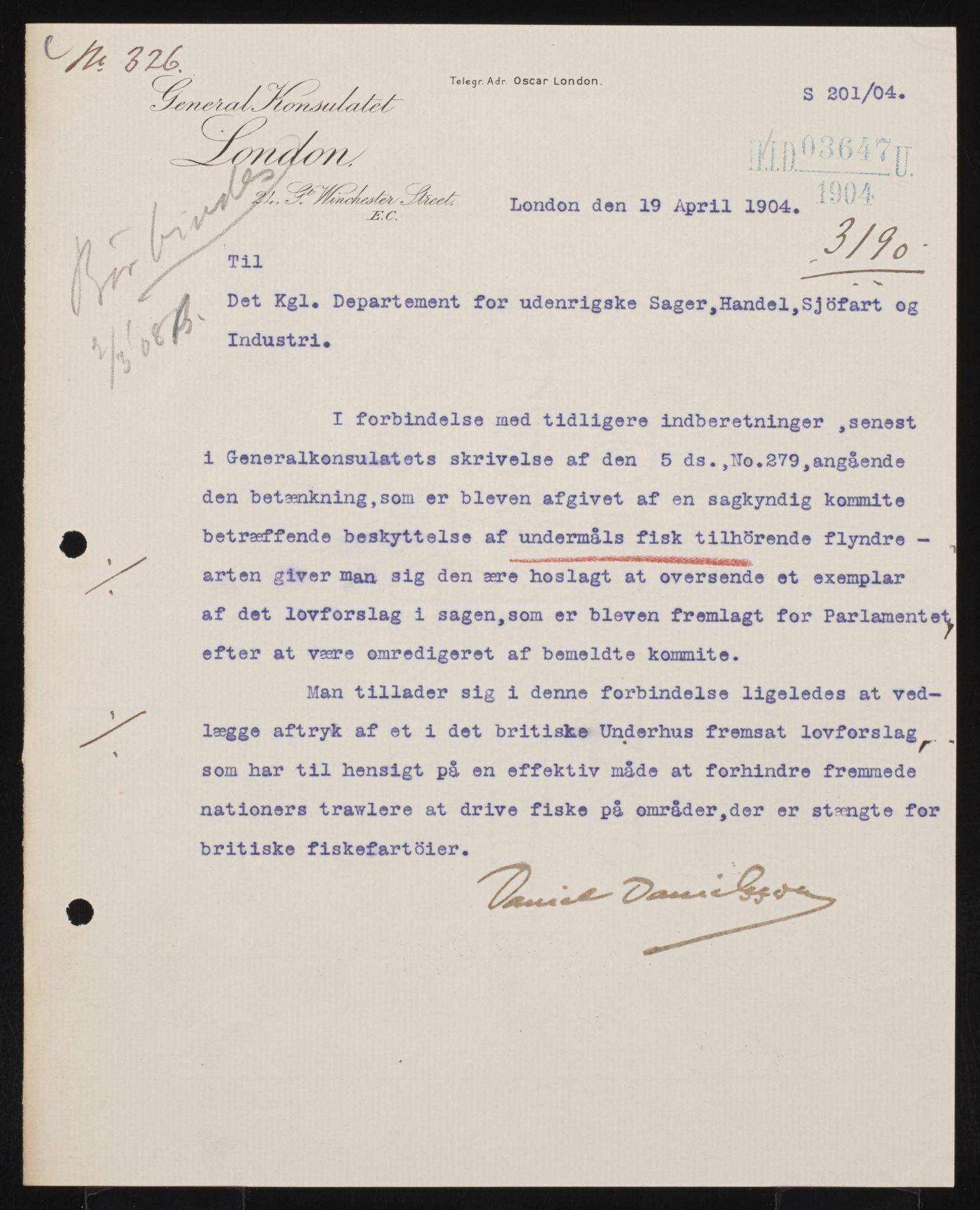 Utenriksdepartementet, AV/RA-S-2259, 1872-1932, p. 32