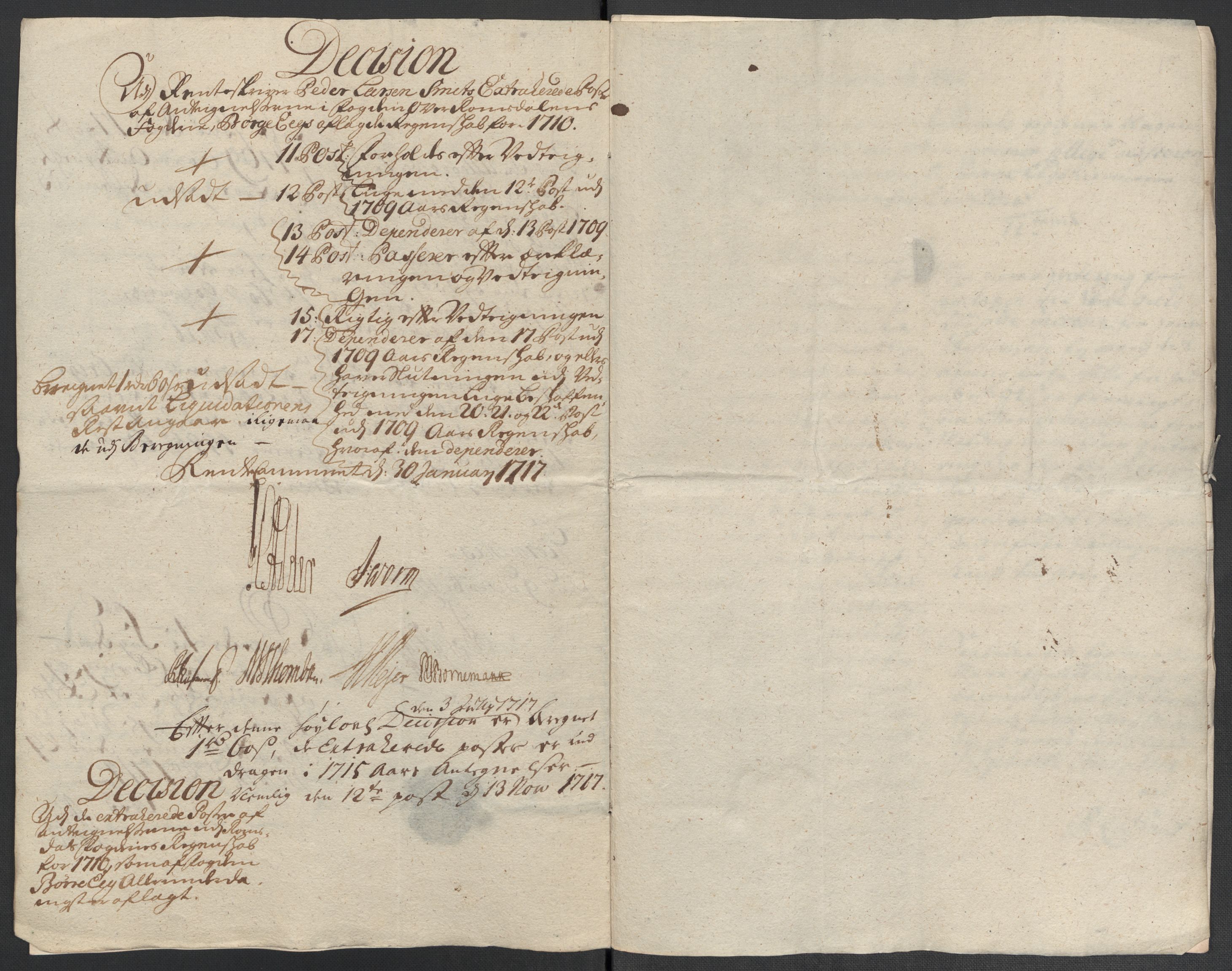 Rentekammeret inntil 1814, Reviderte regnskaper, Fogderegnskap, AV/RA-EA-4092/R55/L3659: Fogderegnskap Romsdal, 1709-1710, p. 468