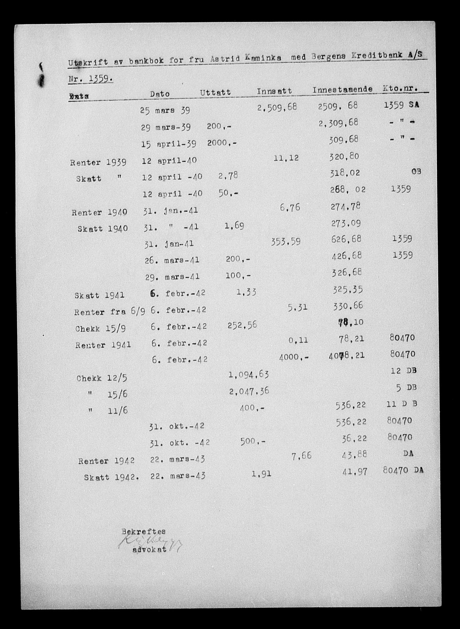 Justisdepartementet, Tilbakeføringskontoret for inndratte formuer, AV/RA-S-1564/H/Hc/Hcd/L1001: --, 1945-1947, p. 496