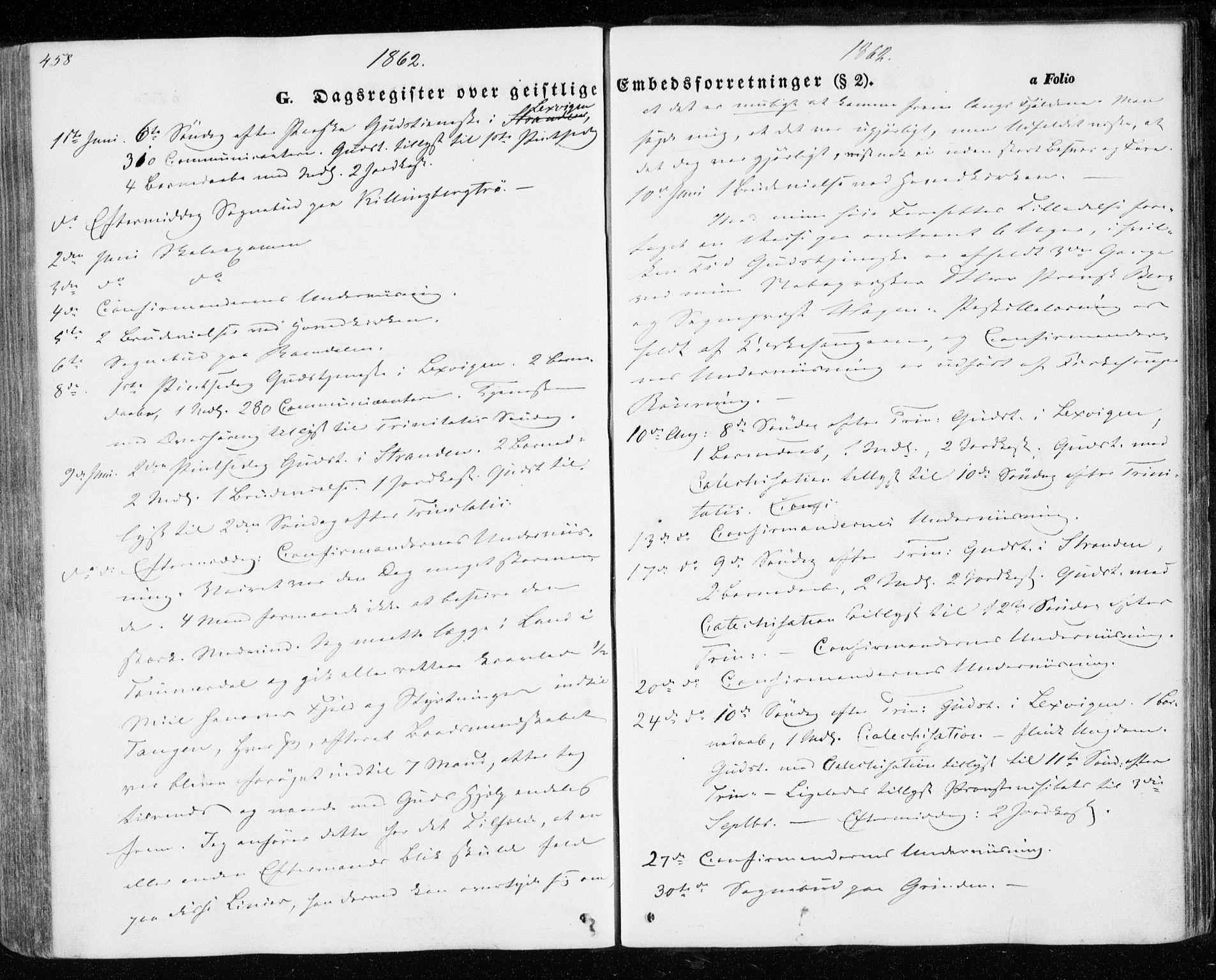 Ministerialprotokoller, klokkerbøker og fødselsregistre - Nord-Trøndelag, SAT/A-1458/701/L0008: Parish register (official) no. 701A08 /1, 1854-1863, p. 458