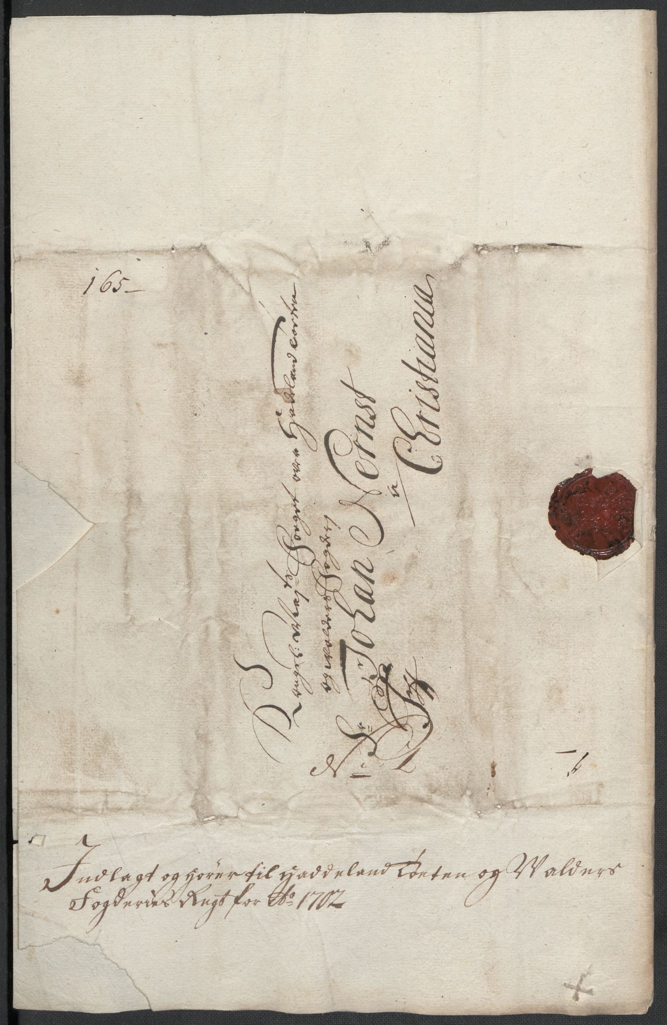 Rentekammeret inntil 1814, Reviderte regnskaper, Fogderegnskap, AV/RA-EA-4092/R18/L1300: Fogderegnskap Hadeland, Toten og Valdres, 1702, p. 210