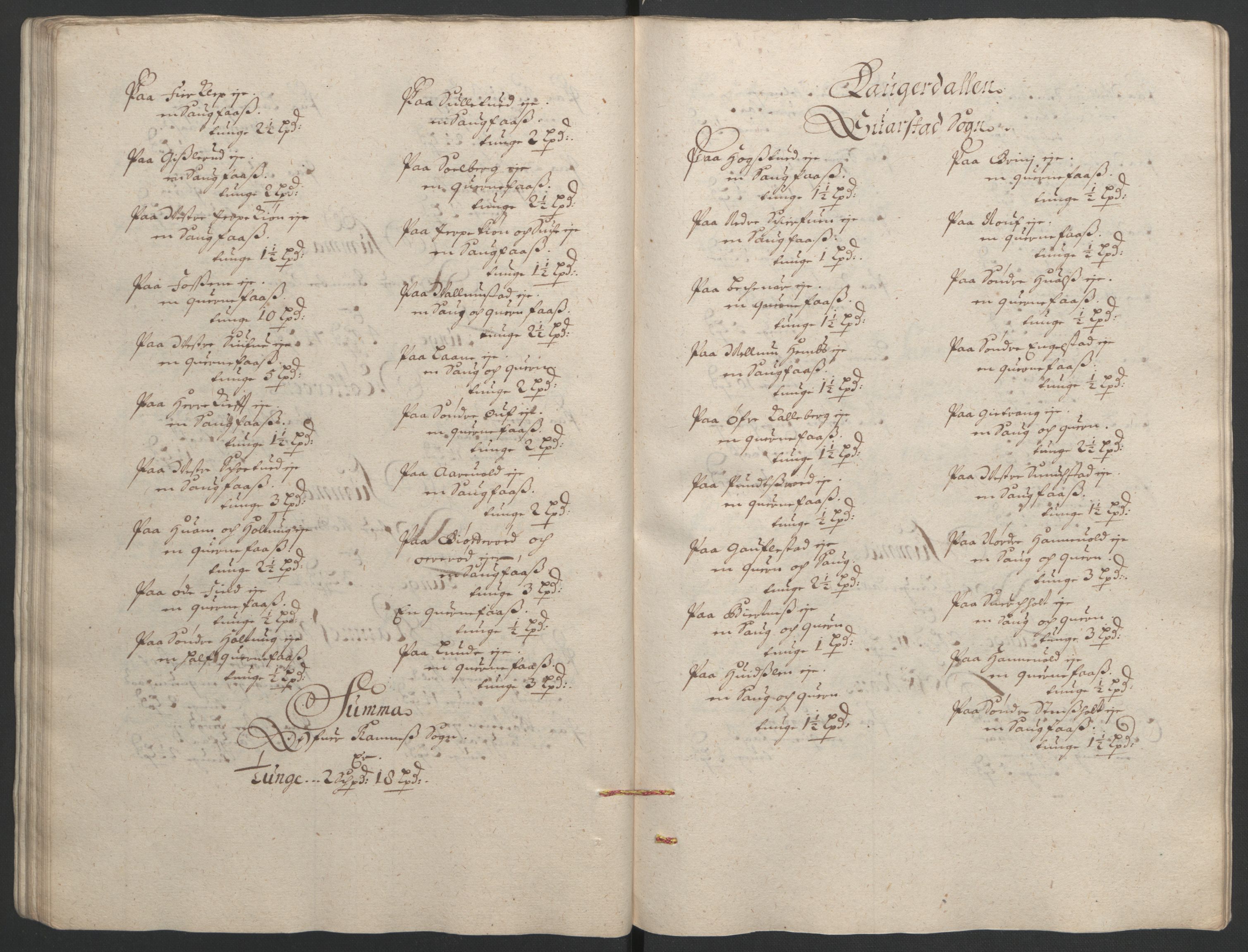 Rentekammeret inntil 1814, Reviderte regnskaper, Fogderegnskap, AV/RA-EA-4092/R32/L1865: Fogderegnskap Jarlsberg grevskap, 1692, p. 342