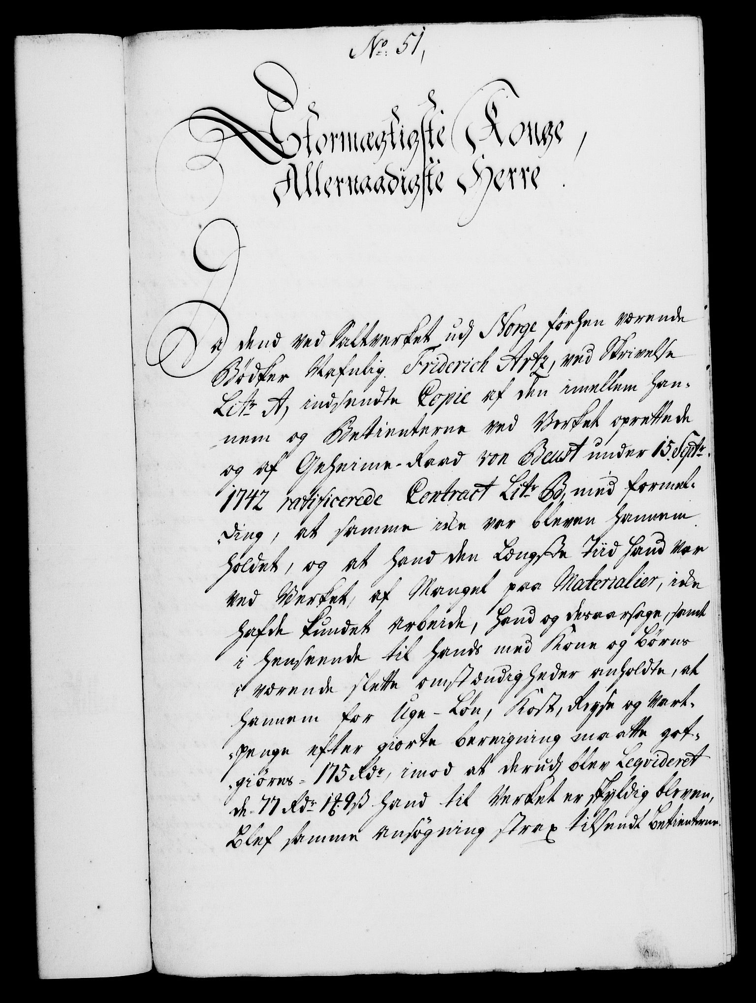 Rentekammeret, Kammerkanselliet, RA/EA-3111/G/Gf/Gfa/L0028: Norsk relasjons- og resolusjonsprotokoll (merket RK 52.28), 1745-1746, p. 318