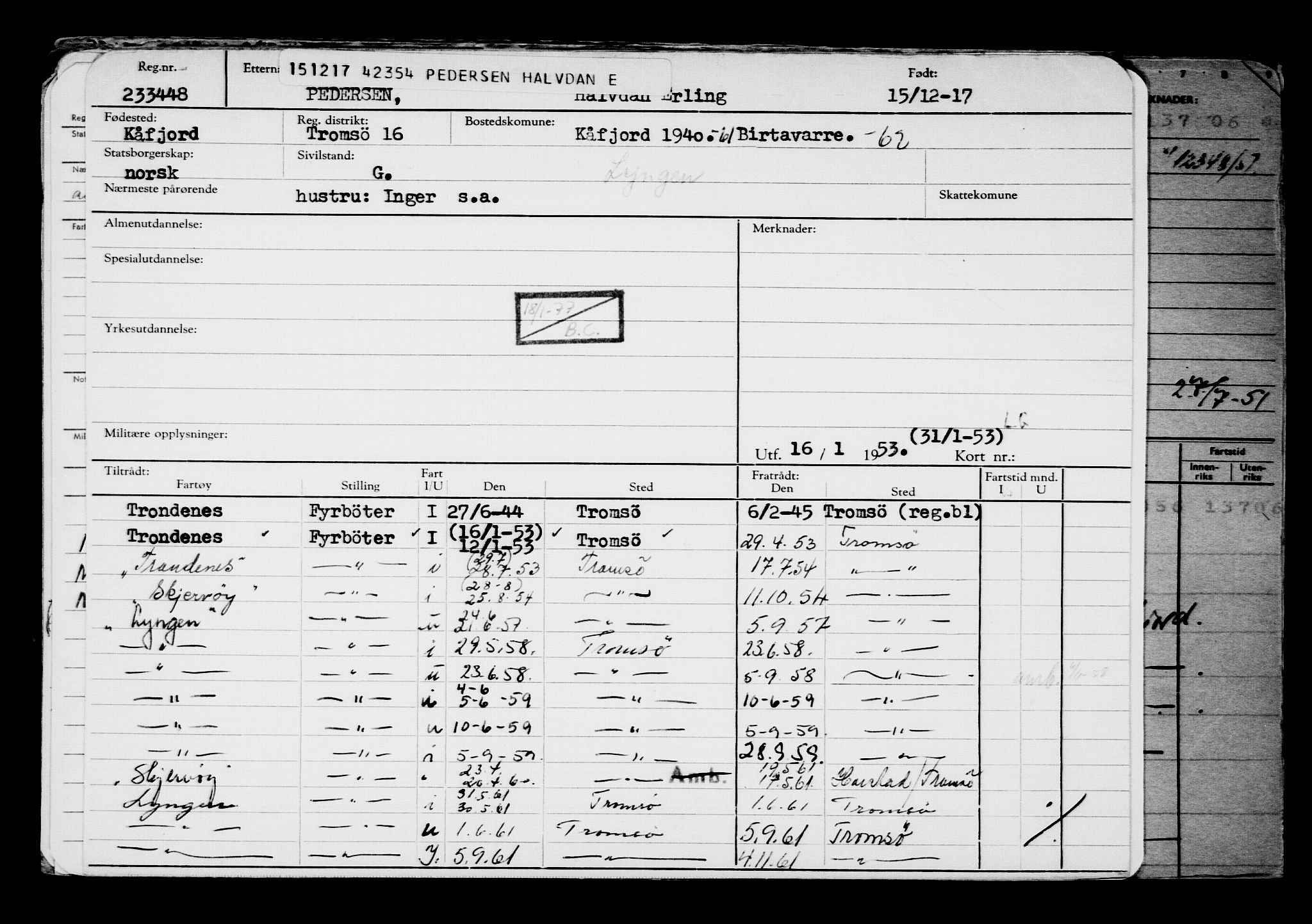 Direktoratet for sjømenn, AV/RA-S-3545/G/Gb/L0154: Hovedkort, 1917-1918, p. 19