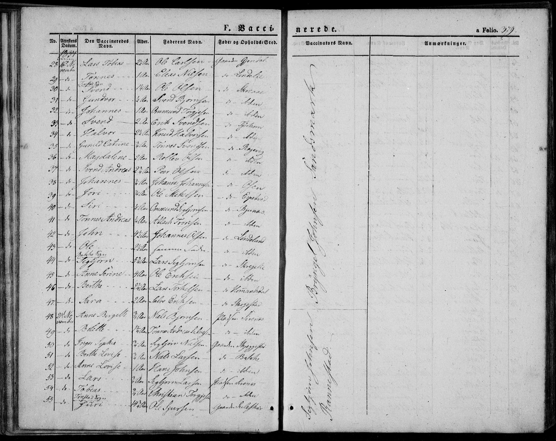 Bakke sokneprestkontor, SAK/1111-0002/F/Fa/Faa/L0004: Parish register (official) no. A 4, 1834-1846, p. 379