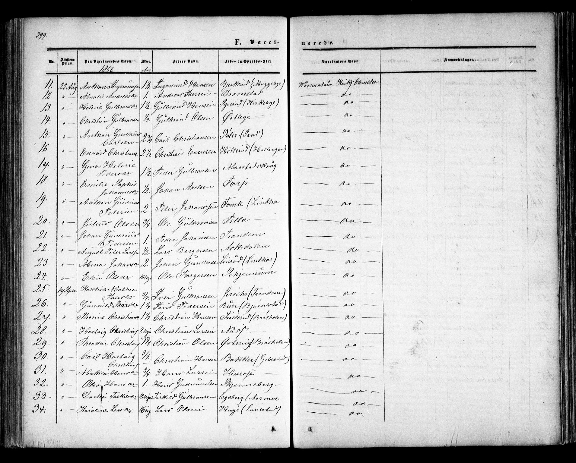 Trøgstad prestekontor Kirkebøker, AV/SAO-A-10925/F/Fa/L0008.b: Parish register (official) no. I 8B, 1855-1864, p. 399