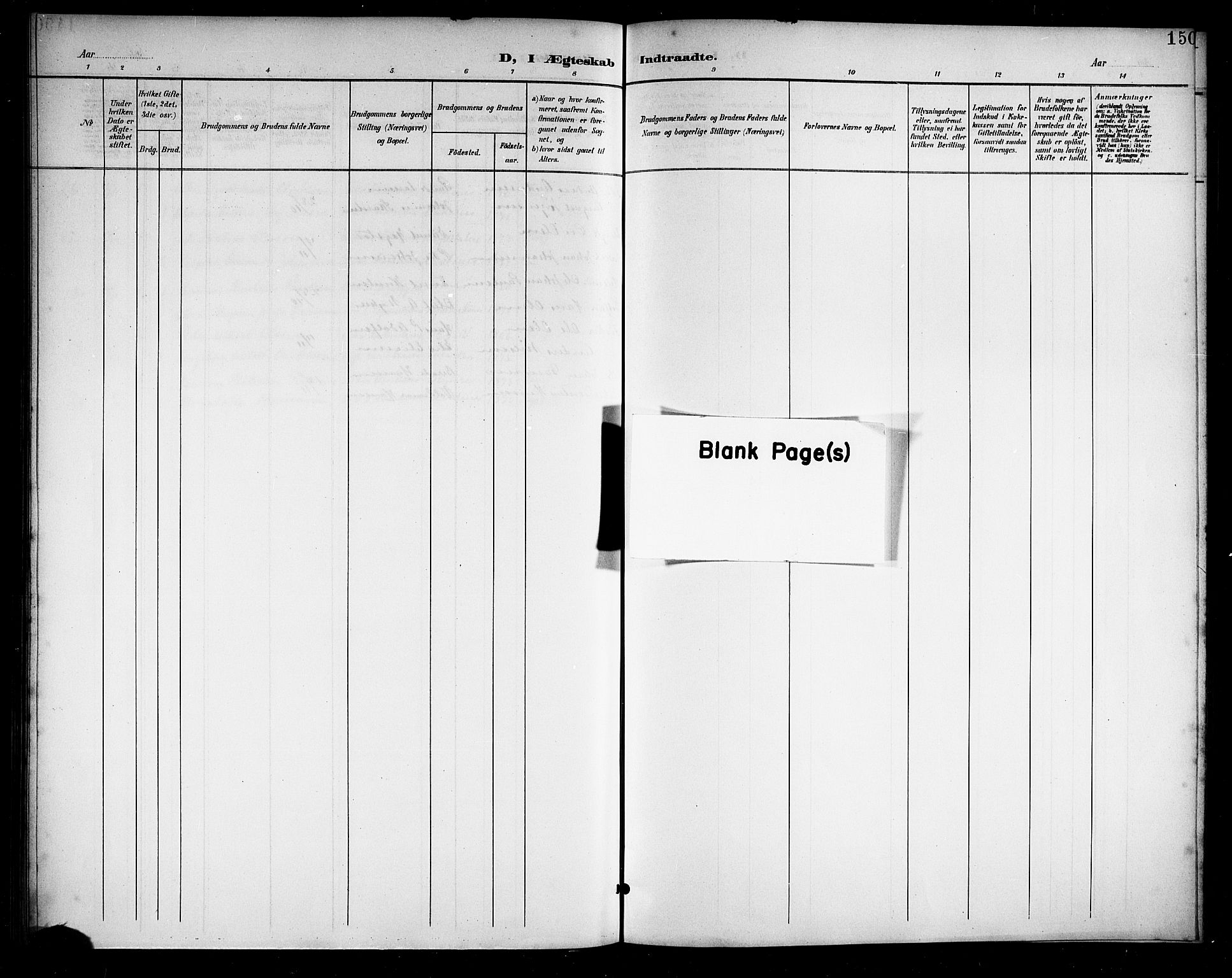 Ministerialprotokoller, klokkerbøker og fødselsregistre - Nordland, AV/SAT-A-1459/899/L1449: Parish register (copy) no. 899C04, 1900-1918, p. 150