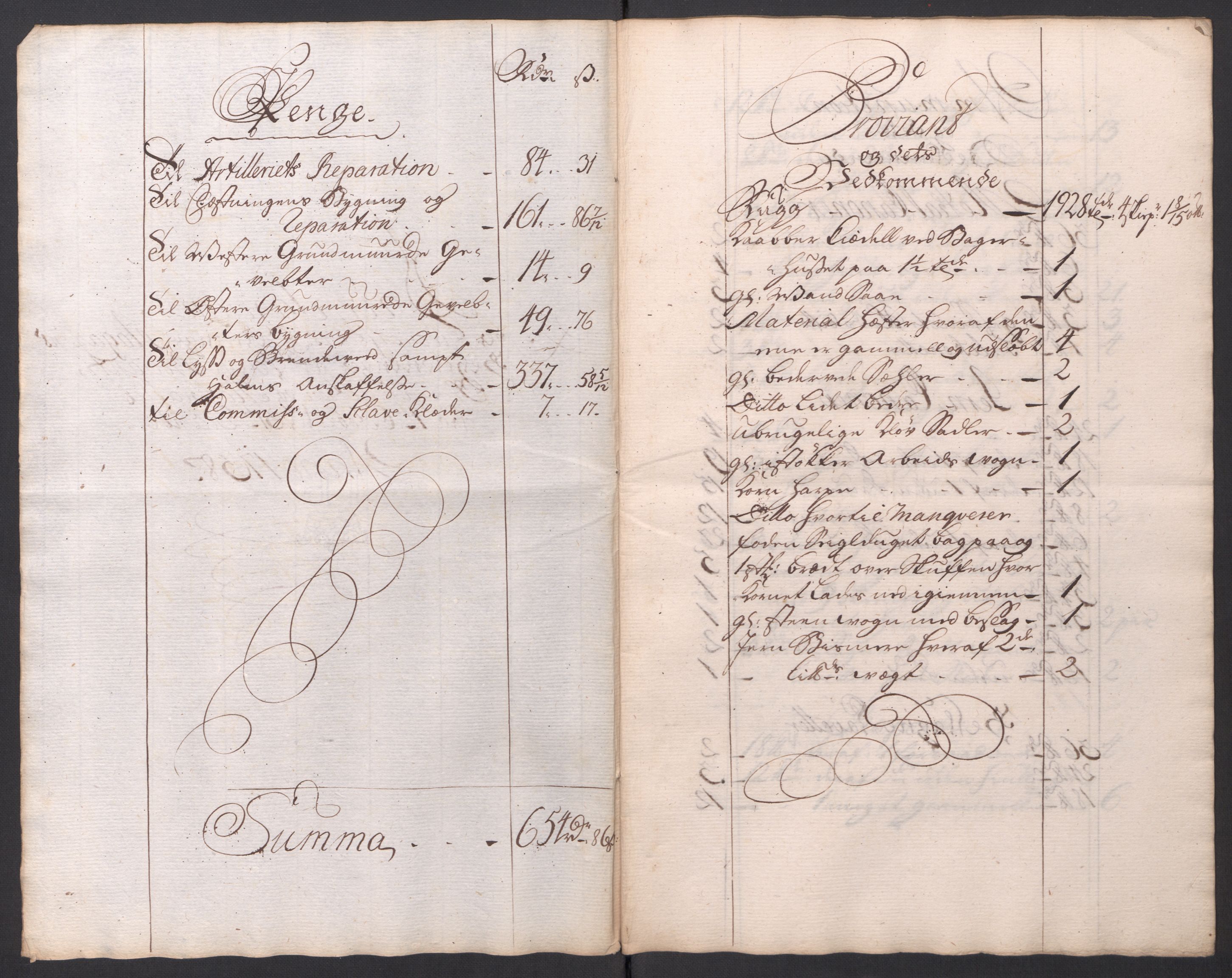 Kommanderende general (KG I) med Det norske krigsdirektorium, RA/EA-5419/D/L0154: Fredriksten festning: Brev, inventarfortegnelser og regnskapsekstrakter, 1730-1739, p. 657