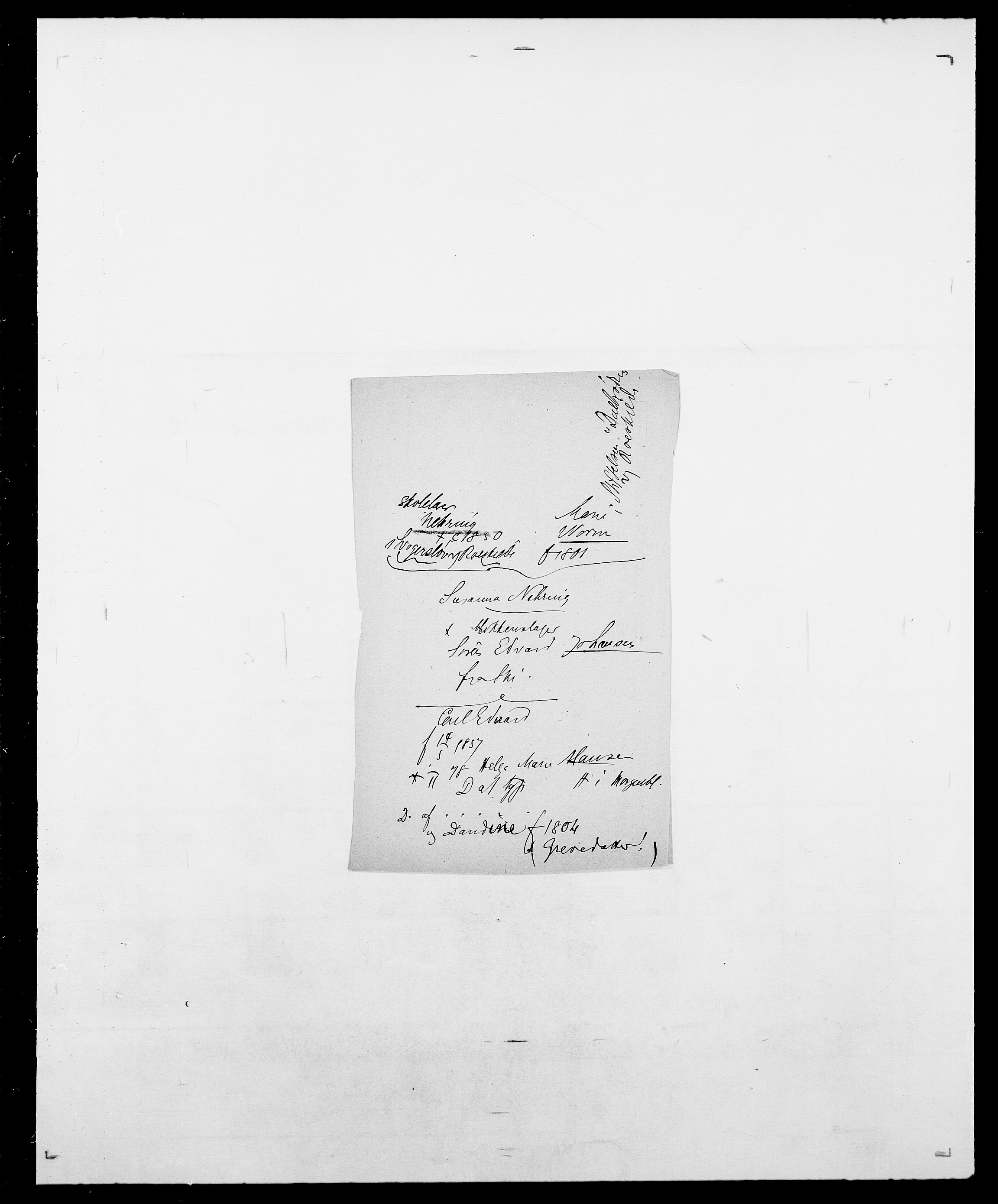 Delgobe, Charles Antoine - samling, SAO/PAO-0038/D/Da/L0028: Naaden - Nøvik, p. 97