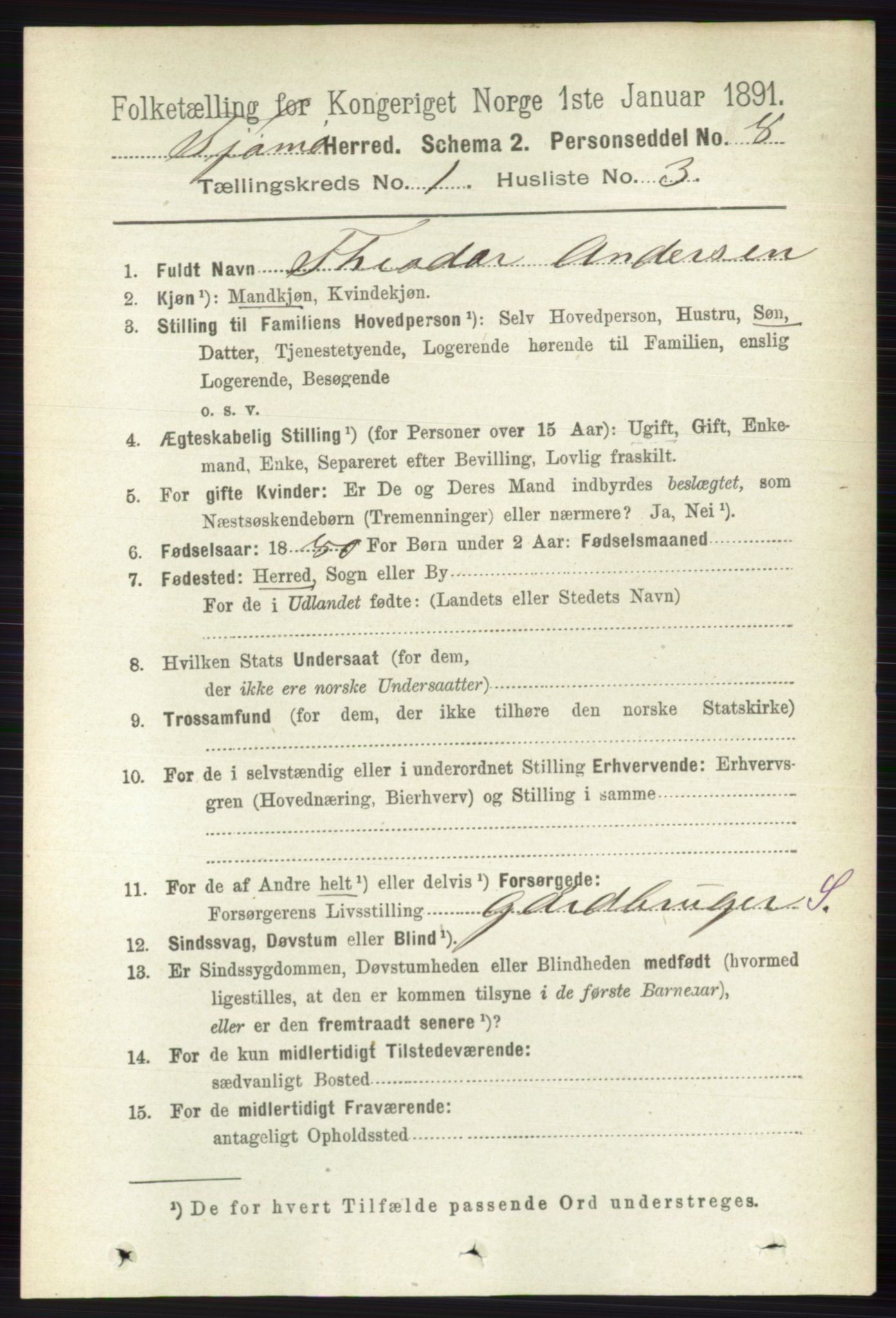RA, 1891 census for 0723 Tjøme, 1891, p. 90