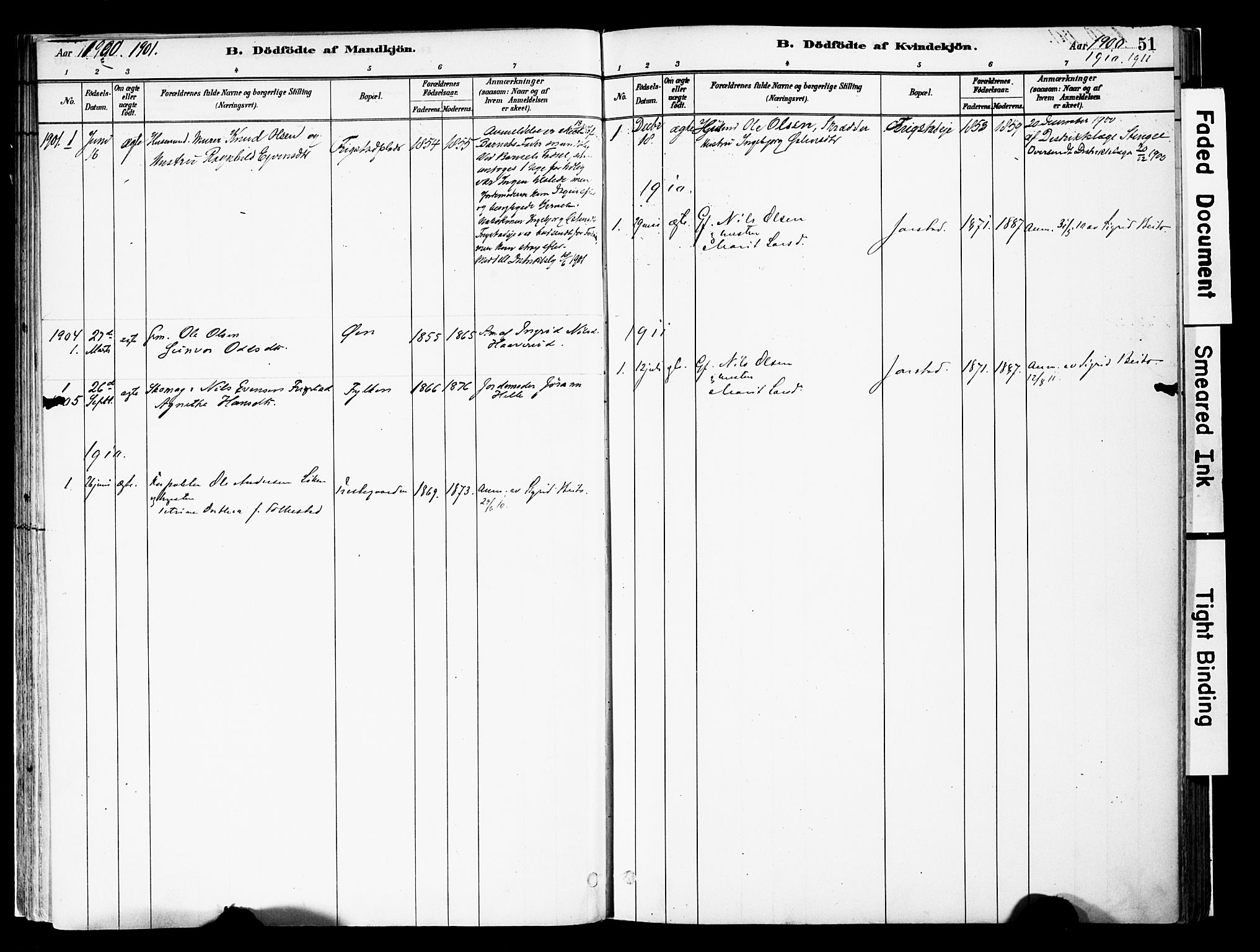 Vestre Slidre prestekontor, SAH/PREST-136/H/Ha/Haa/L0004: Parish register (official) no. 4, 1881-1911, p. 51