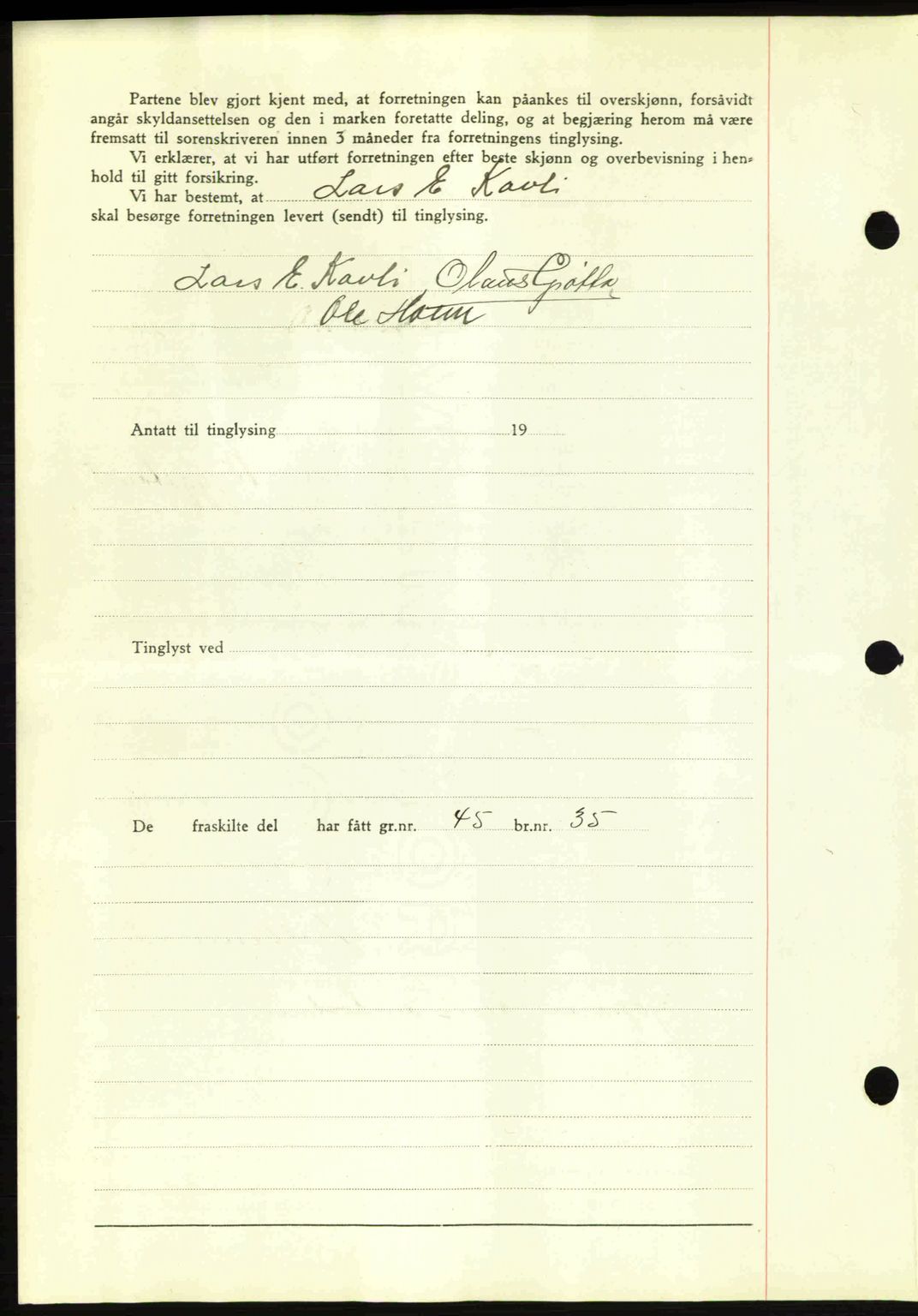 Romsdal sorenskriveri, AV/SAT-A-4149/1/2/2C: Mortgage book no. A10, 1941-1941, Diary no: : 1169/1941