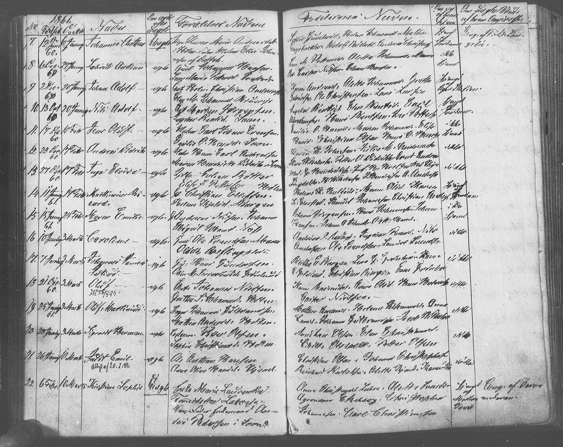 Vestby prestekontor Kirkebøker, SAO/A-10893/F/Fa/L0007: Parish register (official) no. I 7, 1850-1862, p. 71