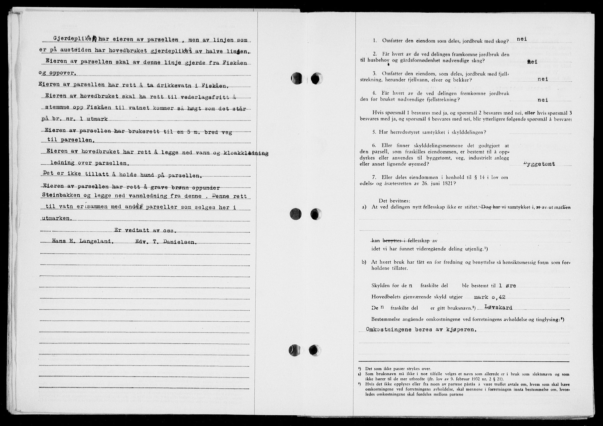Ryfylke tingrett, SAST/A-100055/001/II/IIB/L0104: Mortgage book no. 83, 1948-1949, Diary no: : 335/1949