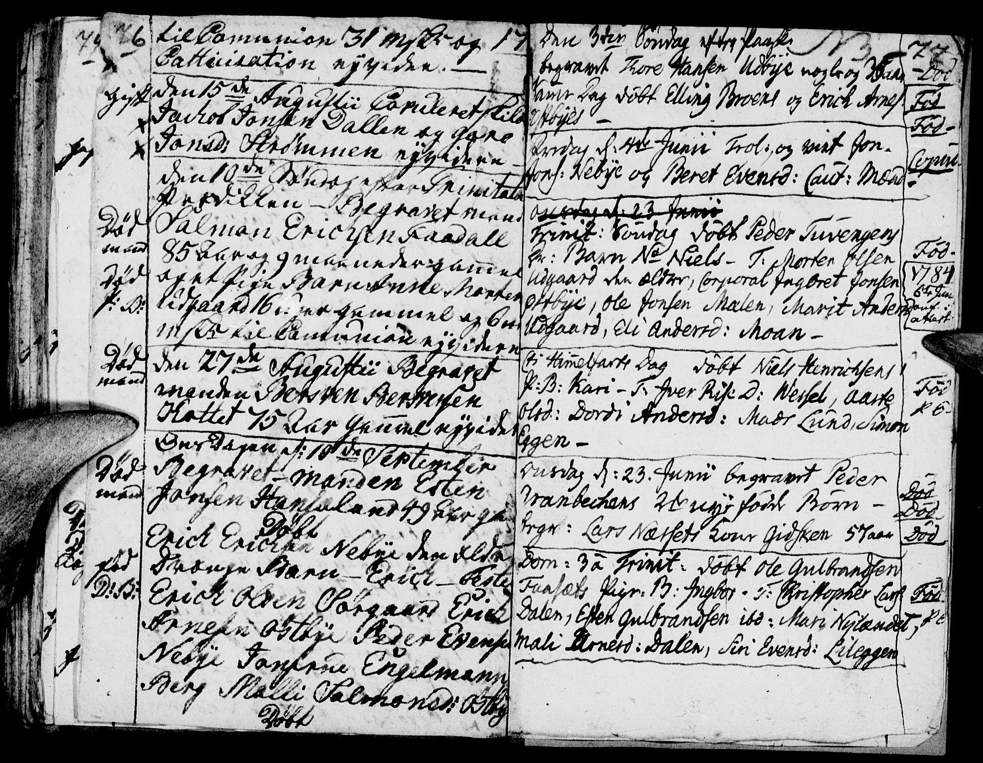 Tynset prestekontor, SAH/PREST-058/H/Ha/Haa/L0012: Parish register (official) no. 12, 1780-1784, p. 76-77