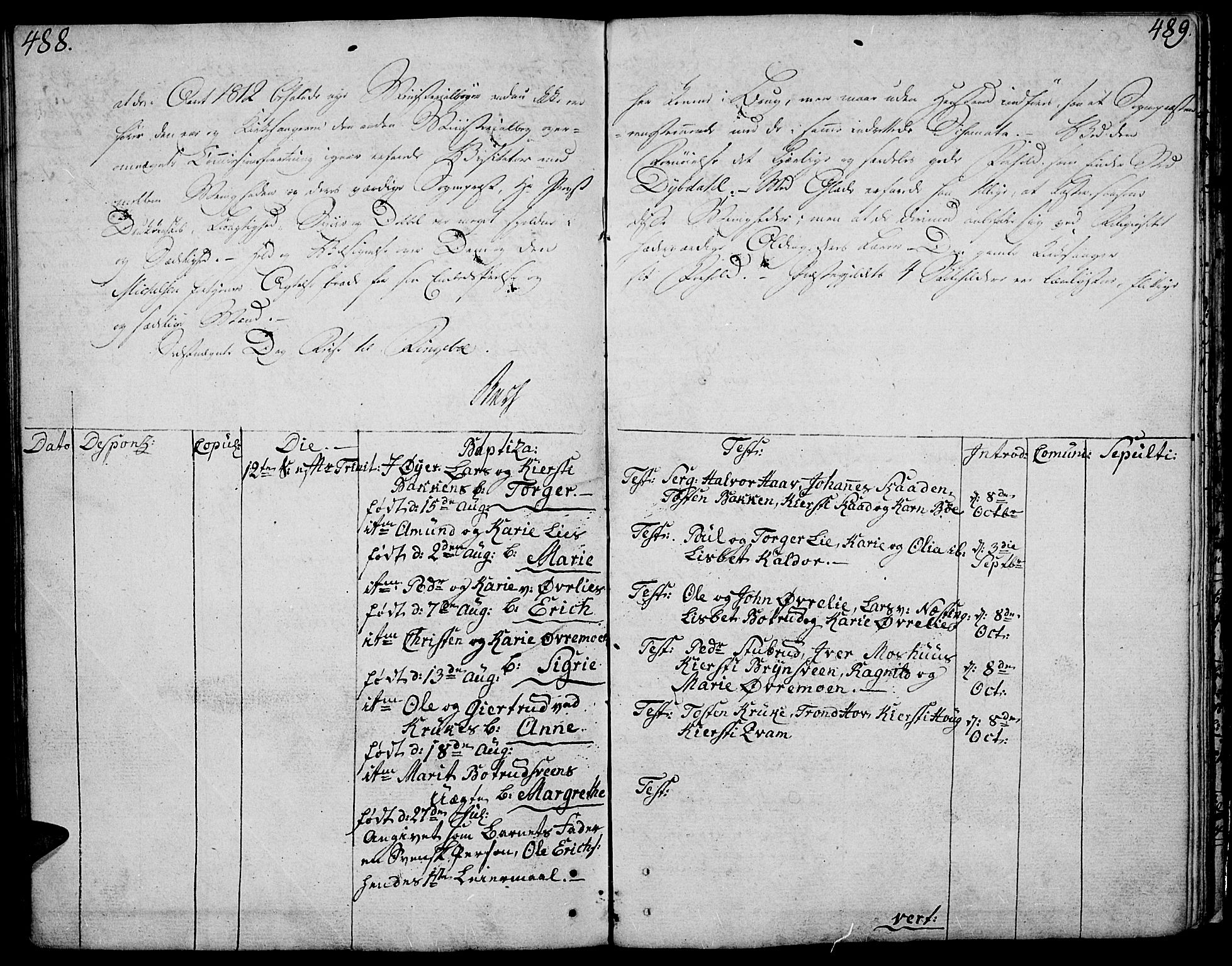 Øyer prestekontor, SAH/PREST-084/H/Ha/Haa/L0003: Parish register (official) no. 3, 1784-1824, p. 488-489