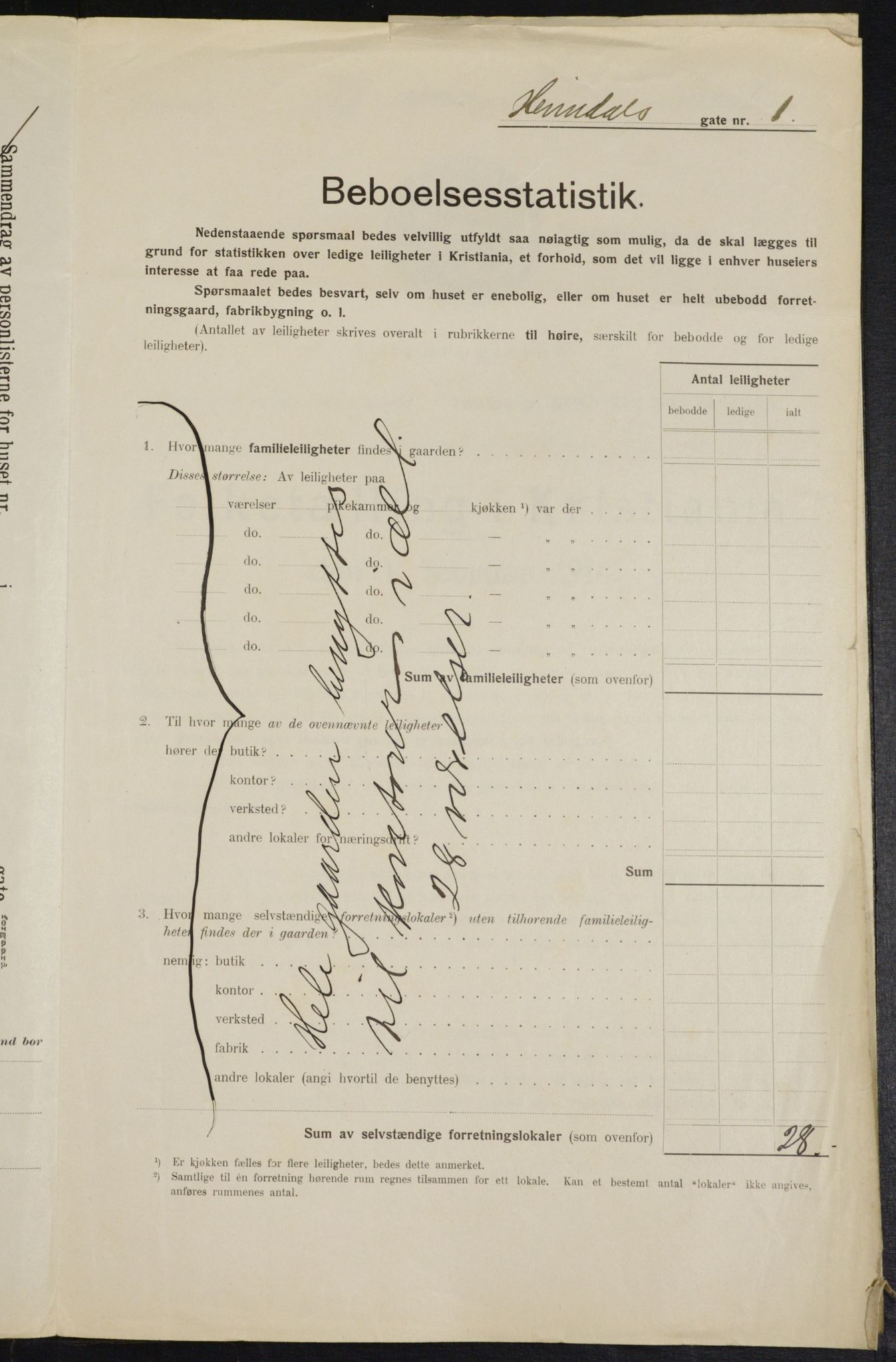 OBA, Municipal Census 1914 for Kristiania, 1914, p. 36634