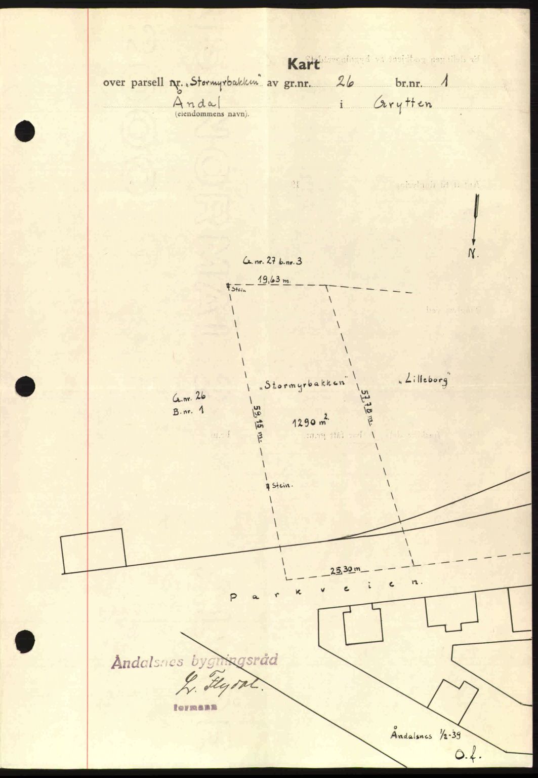 Romsdal sorenskriveri, AV/SAT-A-4149/1/2/2C: Mortgage book no. A6, 1938-1939, Diary no: : 247/1939